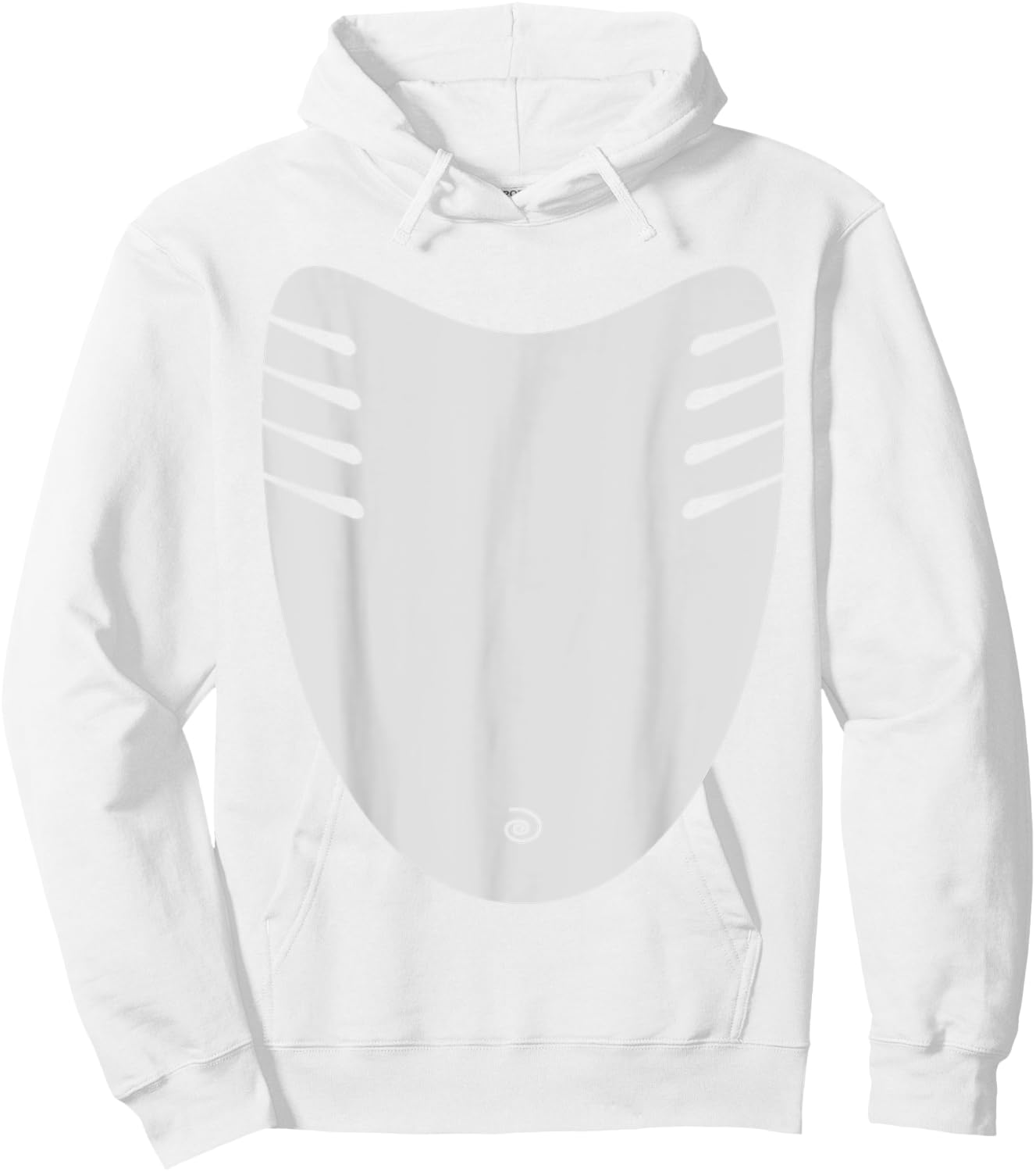 Shark Belly Costume Dolphin Animal Halloween Hoodie - Hoodie | White