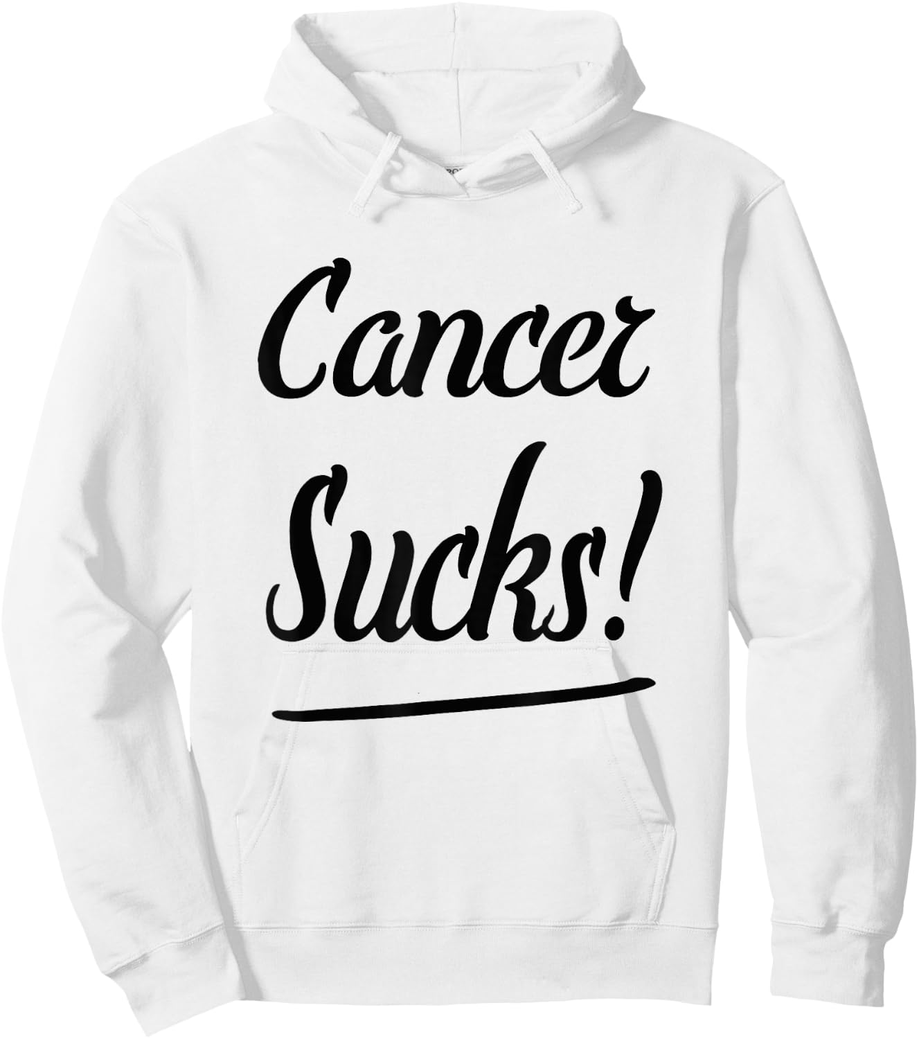 Cancer Sucks! T Shirt - Classic Fit Cancer Hoodie - Hoodie | White