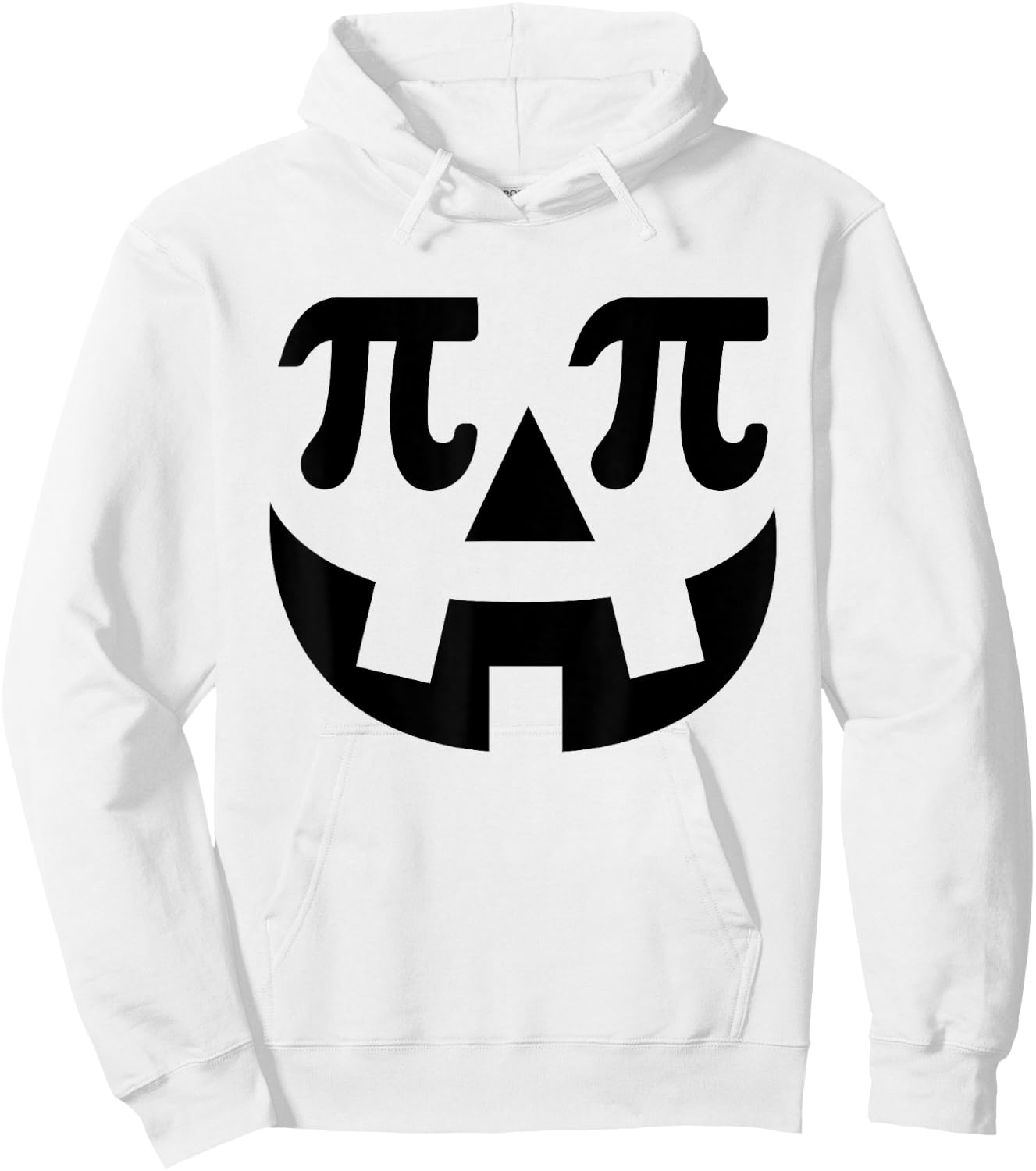 Pumpkin Pi Pie Shirt, Punny Halloween Costume, Math Pun Hoodie - Hoodie | White