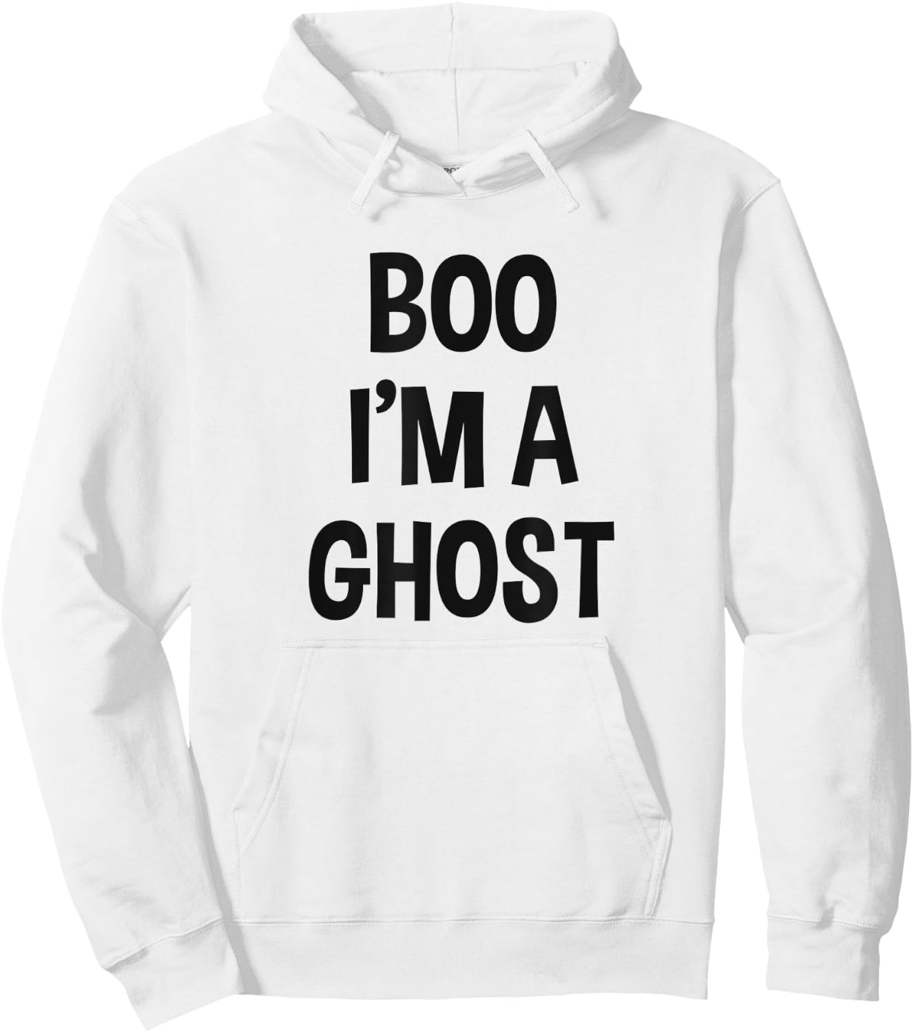 Halloween Ghost Costume Shirt Boo I'm A Ghost Hoodie - Hoodie | White
