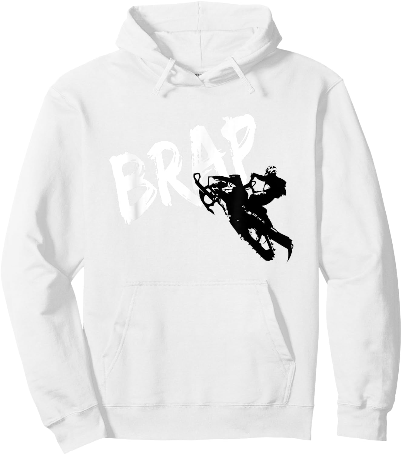 Snowmobile Brap Snowmobile Hoodie - Hoodie | White
