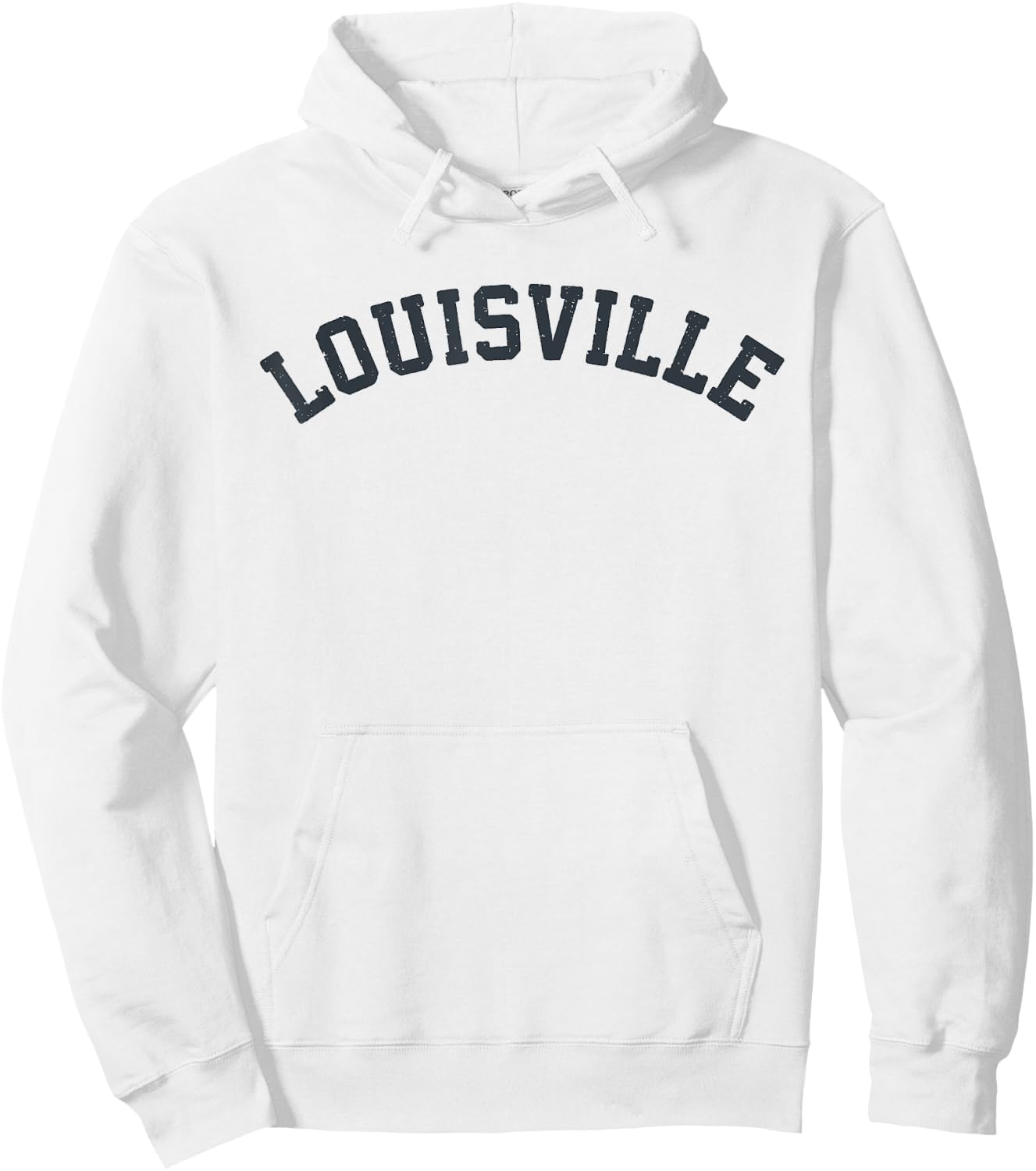 Vintage Louisville T Shirt Old Retro Louisville Sports Gift Hoodie - Hoodie | White