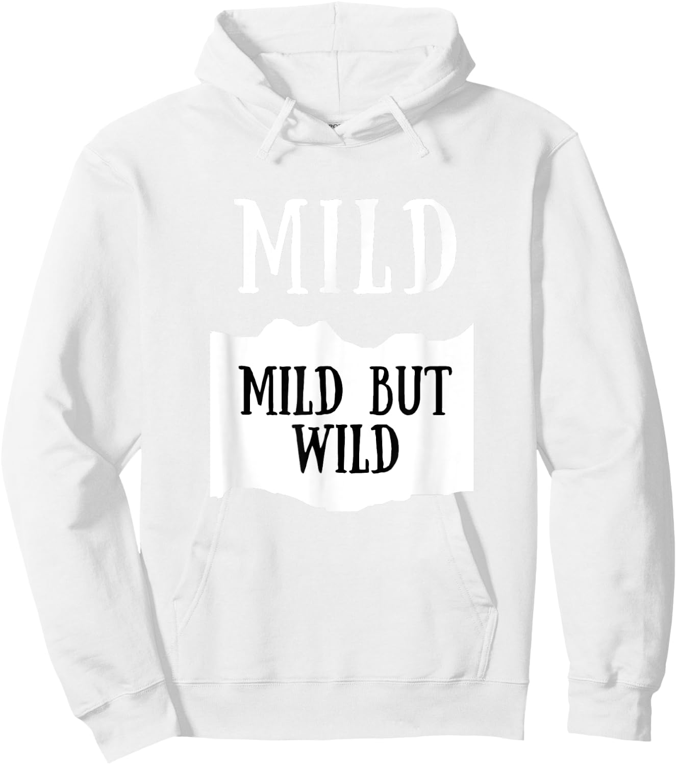 Mild But Wild Mild Hot Sauce Group Costume Hoodie - Hoodie | White
