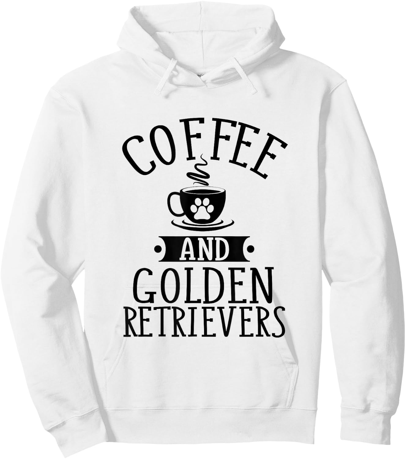 Coffee and Golden Retrievers - Golden Lover Shirt Gift Hoodie - Hoodie | White