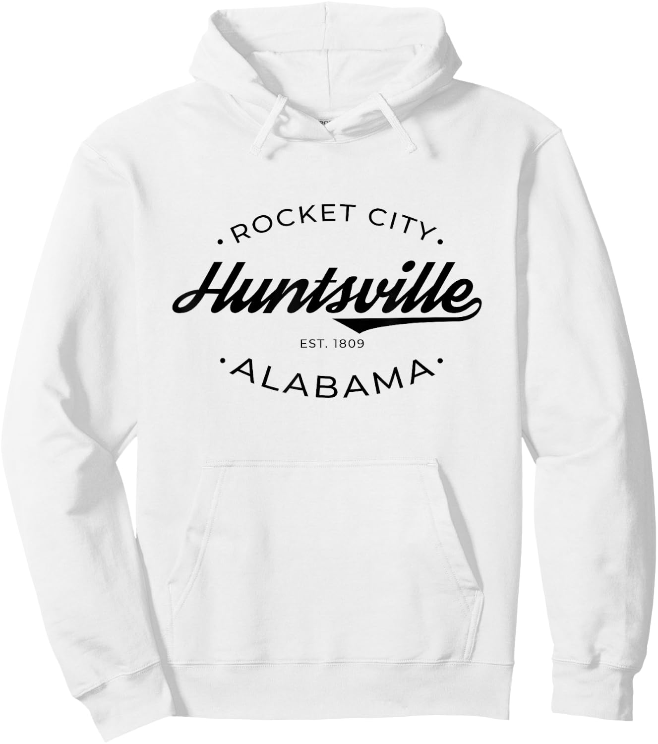 Huntsville Alabama Rocket City Hoodie - Hoodie | White