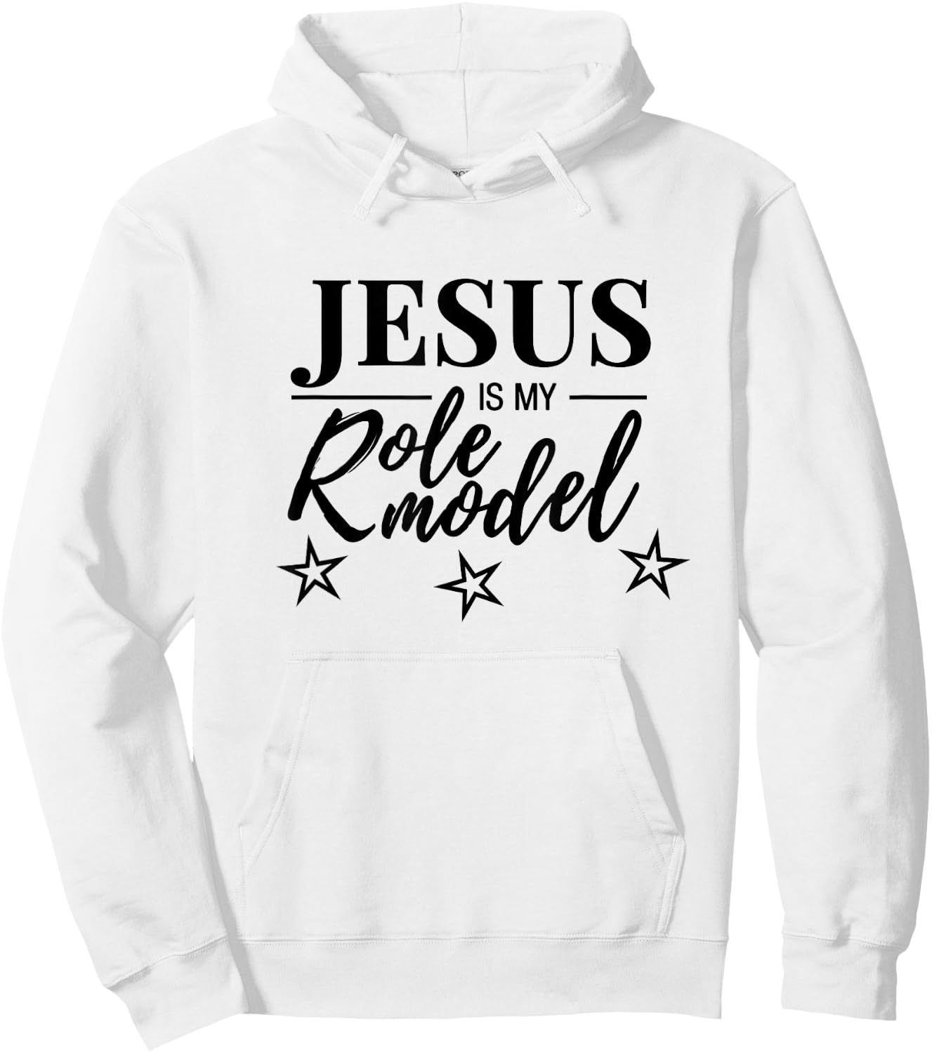 Jesus Is My Role Model Hoodie - Hoodie | White