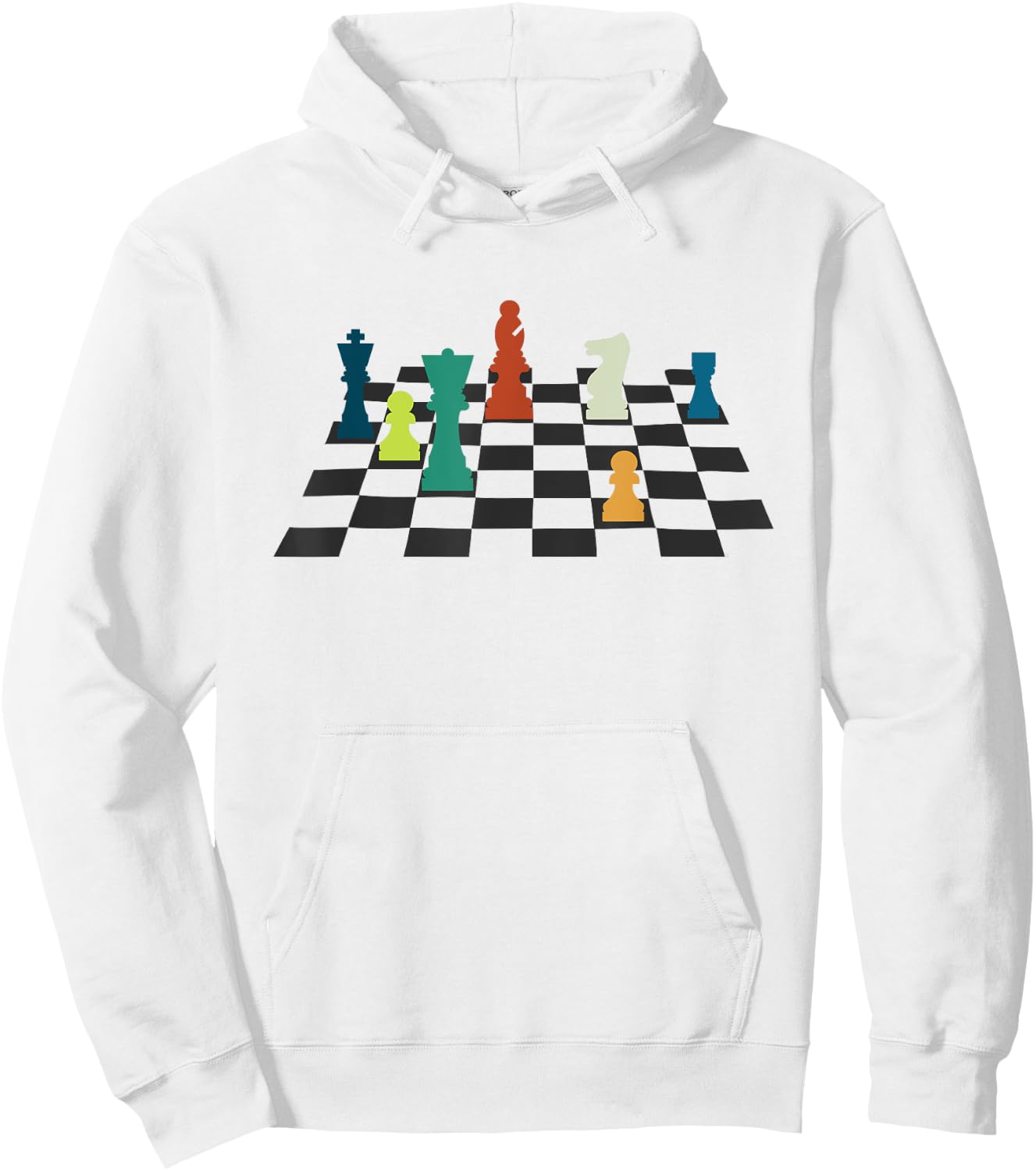 Checkmate Chess Grandmaster Knight Rook King Chess Player Hoodie - Hoodie | White