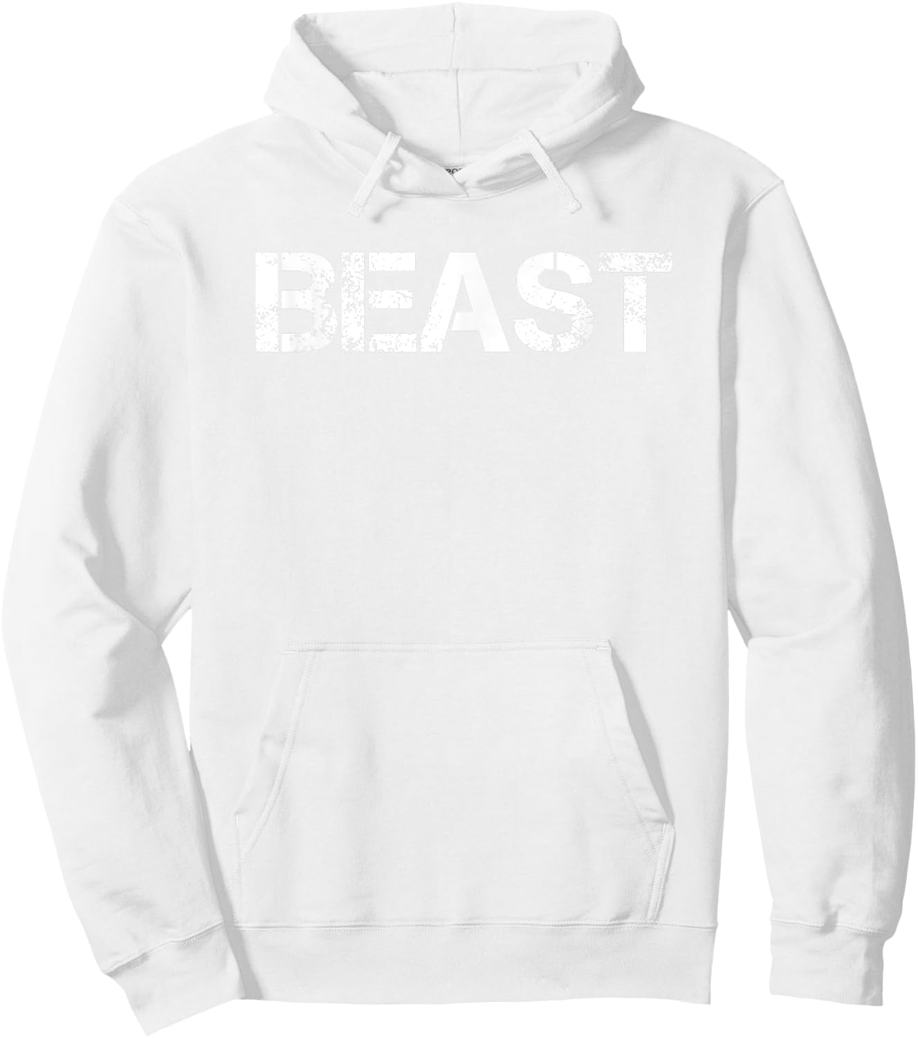 Shirt that says beast funny beast shirt Hoodie - Hoodie | White