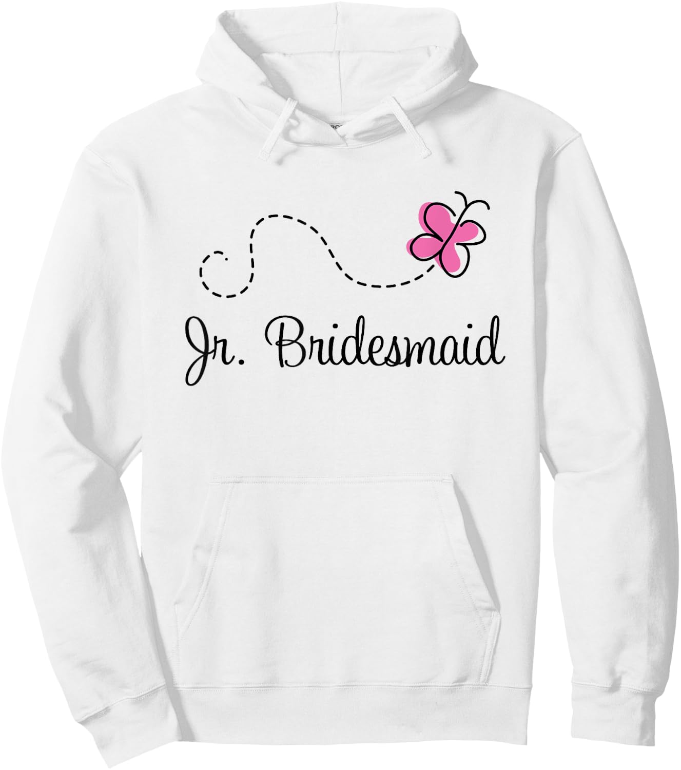 Junior Bridesmaid Wedding Girls Bridal Party Hoodie - Hoodie | White