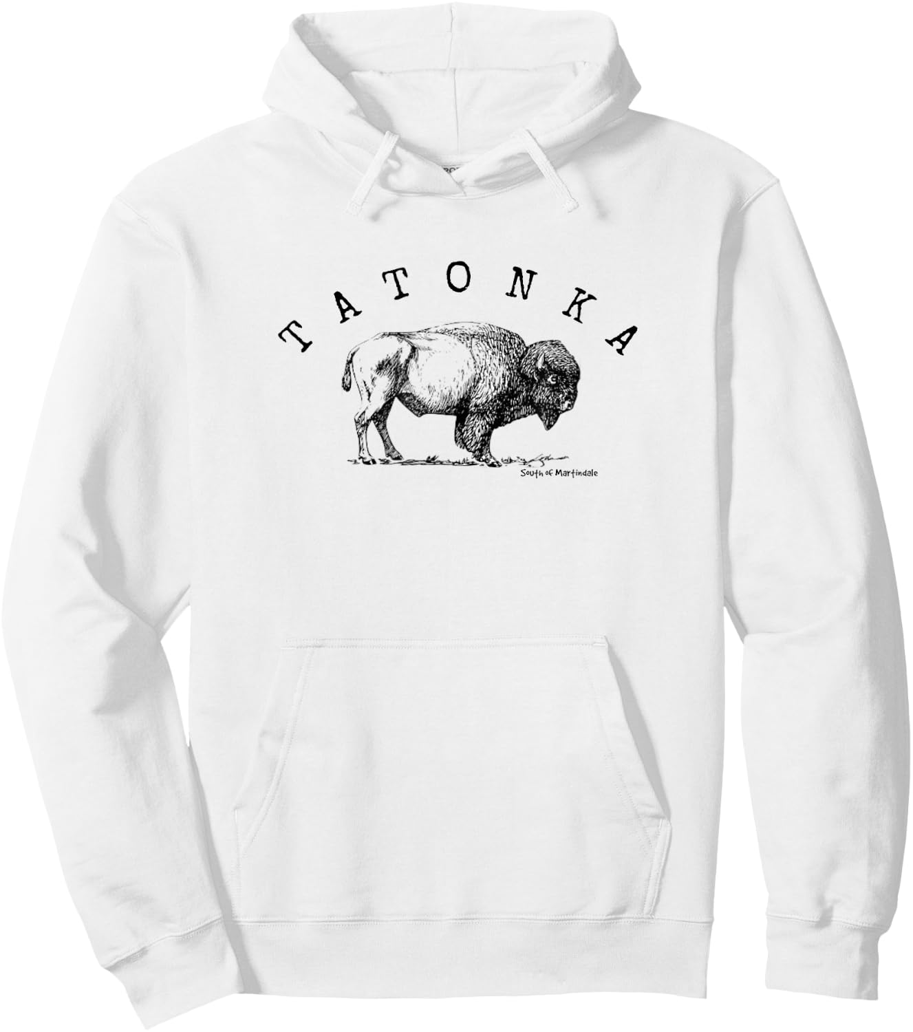 Tatonka American Buffalo T Shirt Hoodie - Hoodie | White