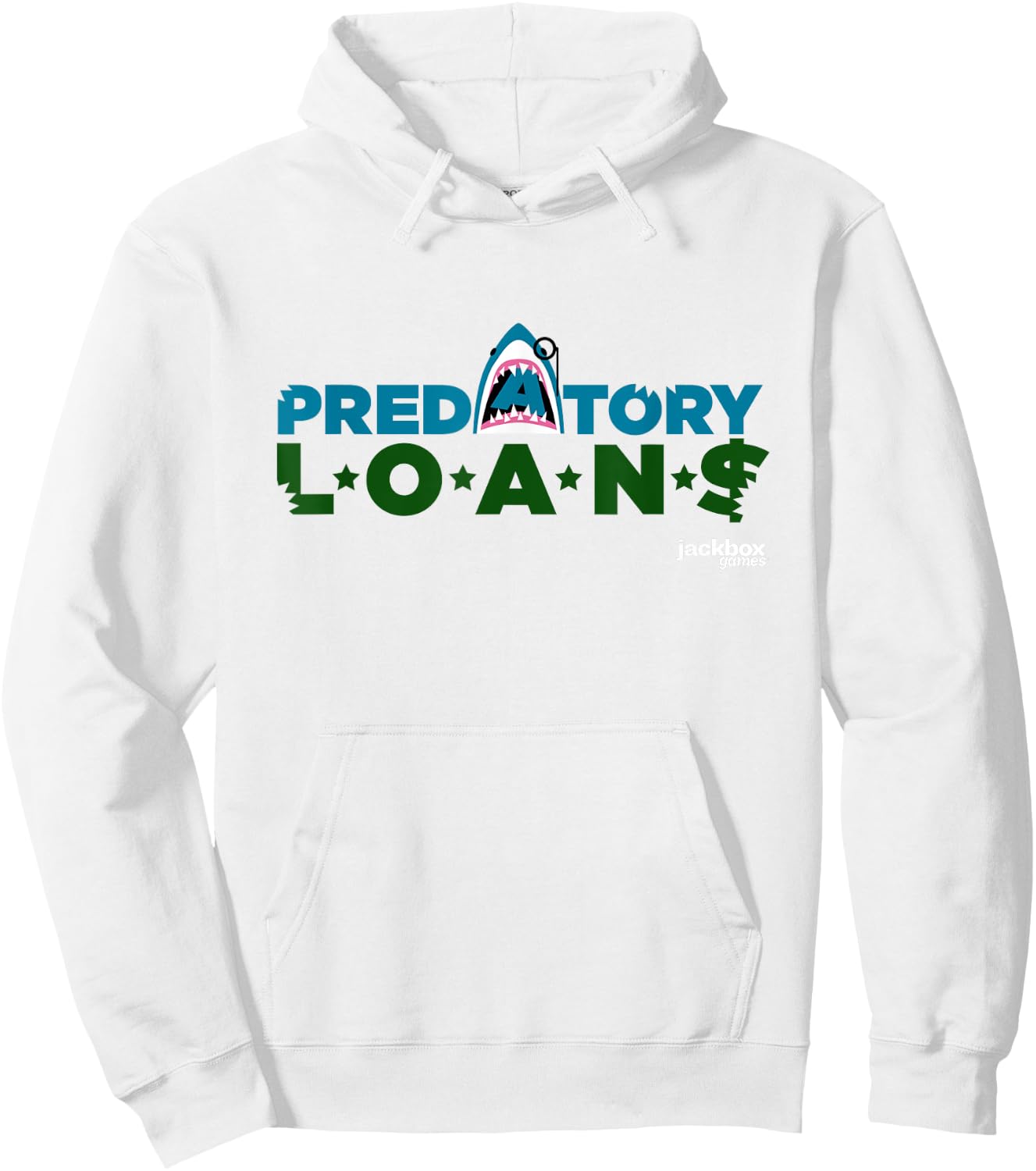 Bidiots Predatory Loans Hoodie - Hoodie | White