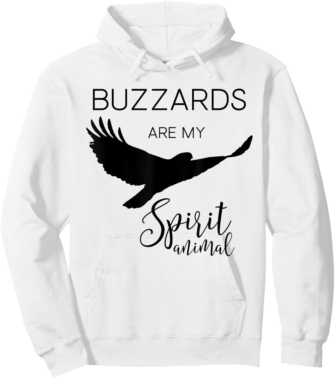 Buzzard Turkey Vulture Spirit Animal J000371 Hoodie - Hoodie | White