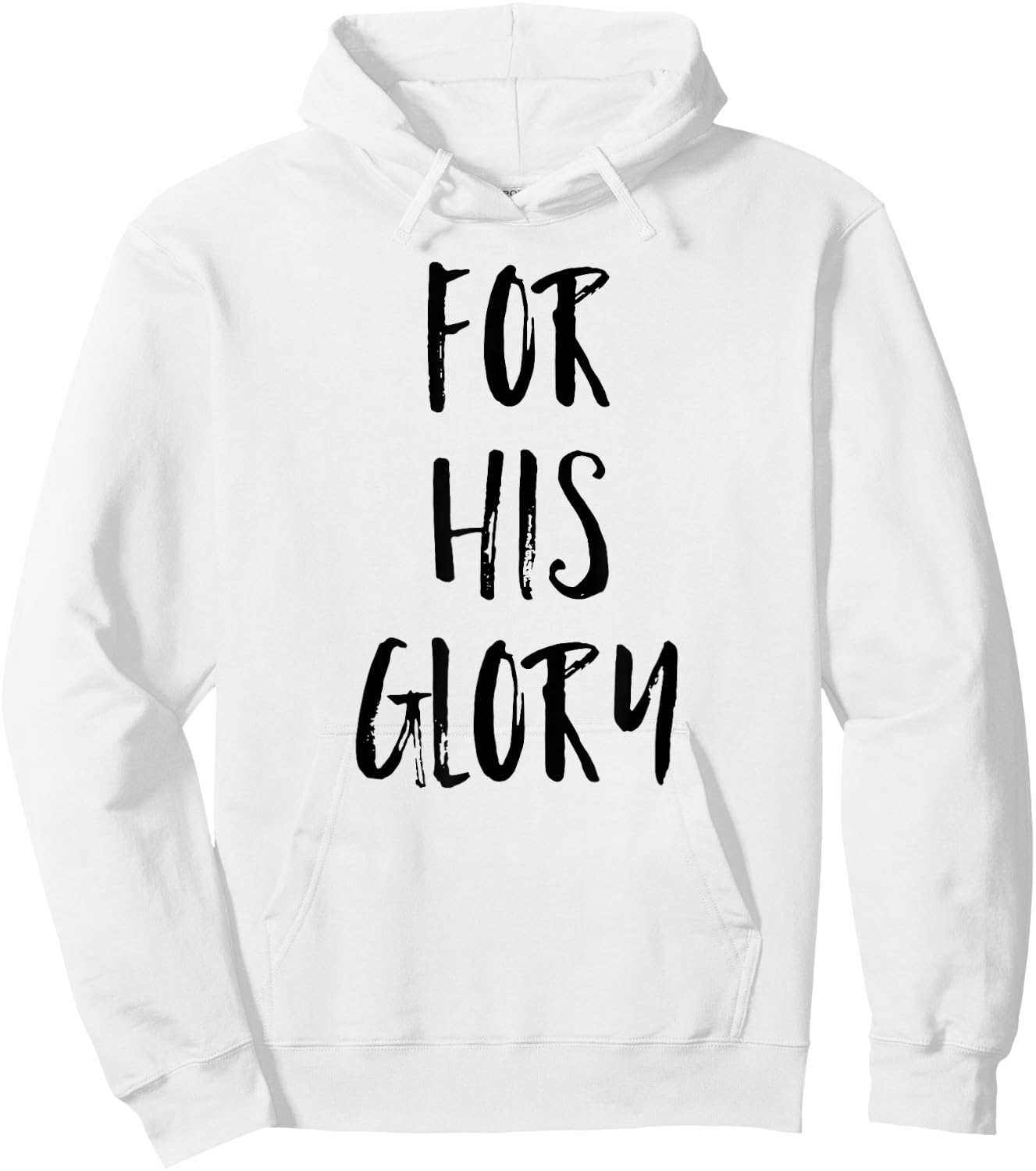 For His Glory Jesus Praise Band Worship Team Leader Shirt Hoodie - Hoodie | White