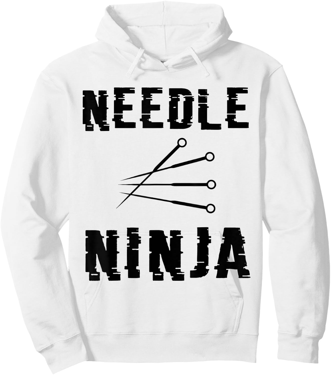 Needle Ninja Funny Acupuncture Acupuncturist Gift Hoodie - Hoodie | White