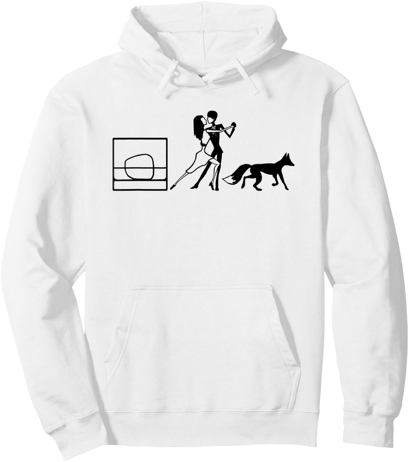 Whiskey Tango Foxtrot (WTF) Black Graphic Hoodie - Hoodie | White