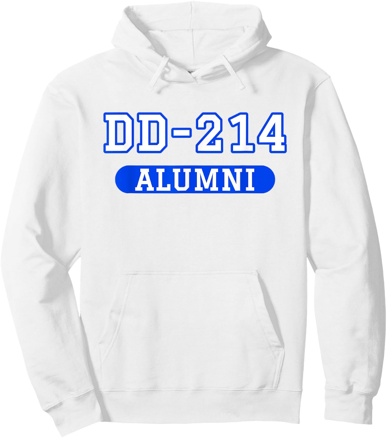 Patriotic DD-214 Alumni Men Hoodie - Hoodie | White