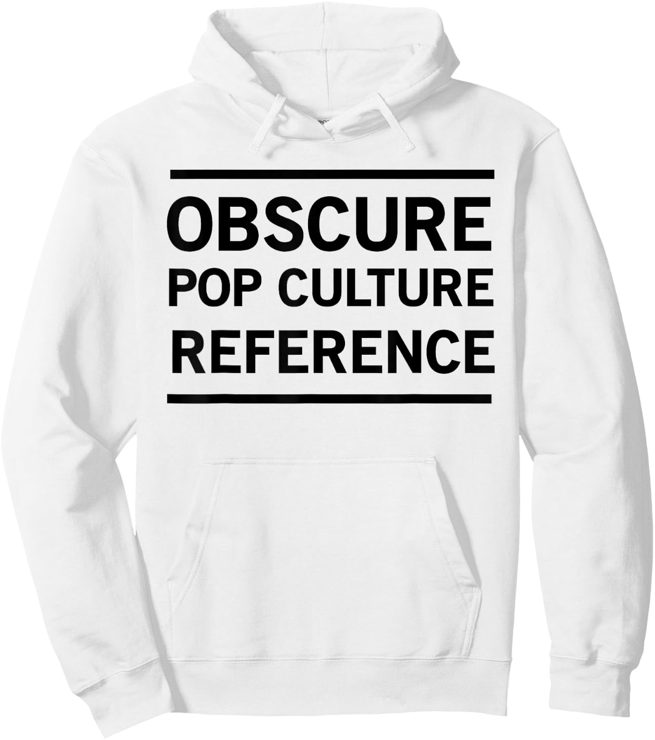 Obscure pop culture reference Hoodie - Hoodie | White