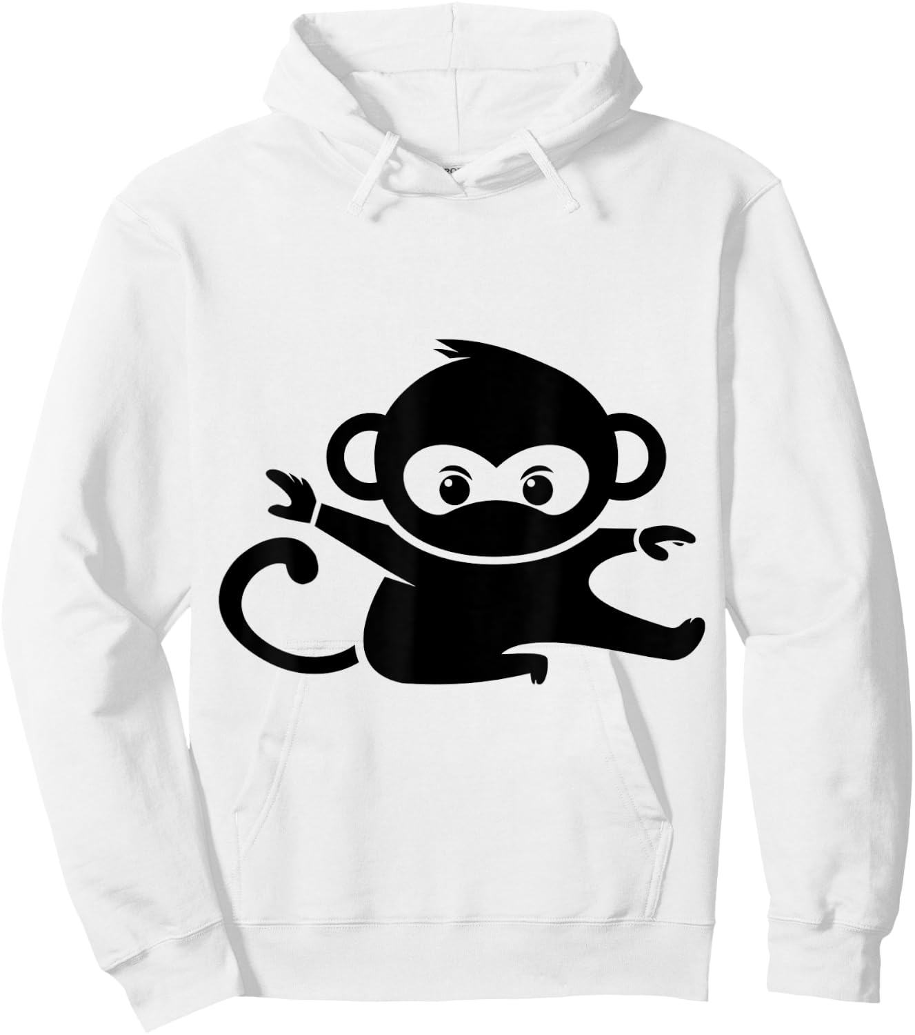 Ninja Monkey Hoodie - Hoodie | White