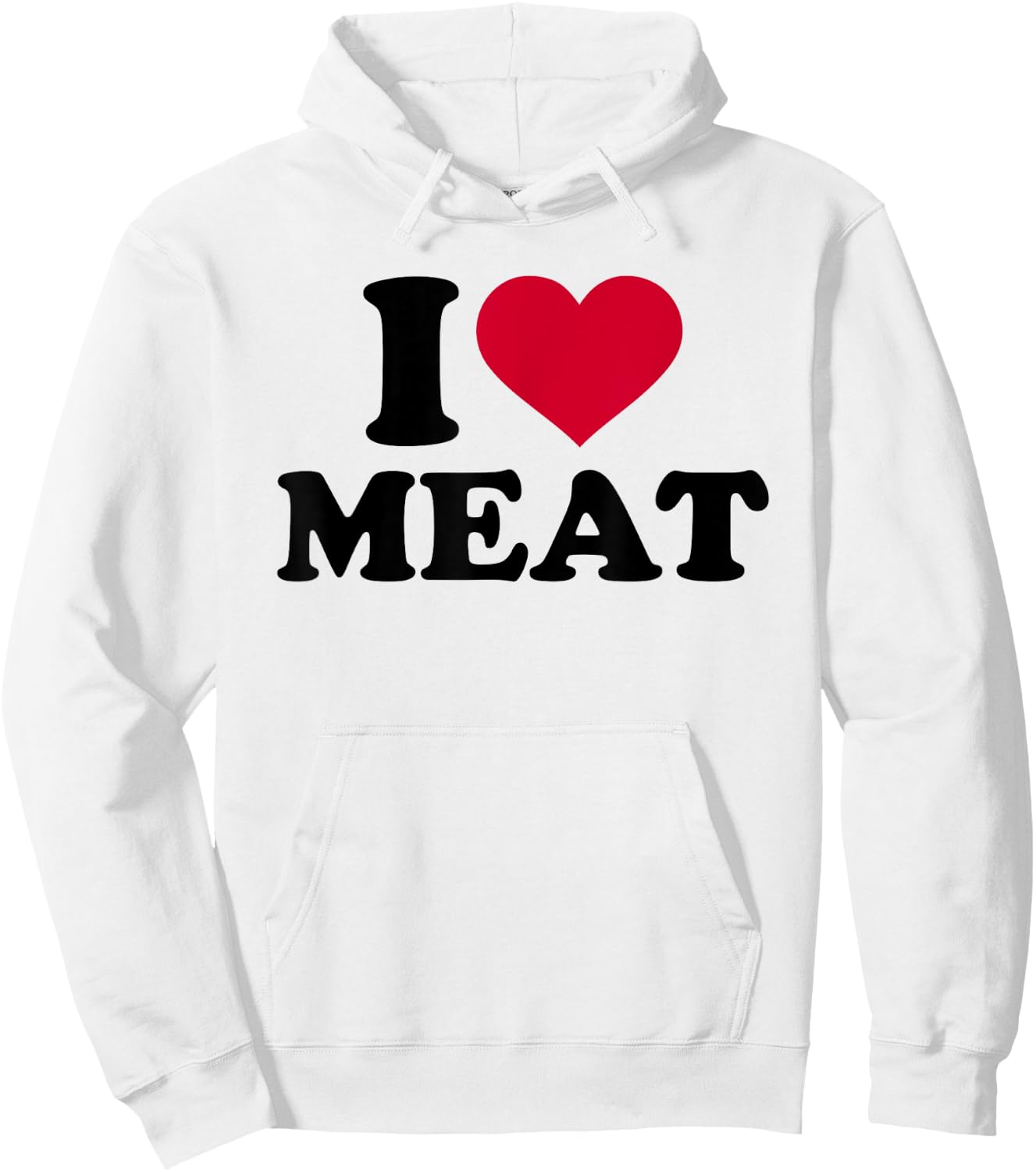 I love meat Hoodie - Hoodie | White