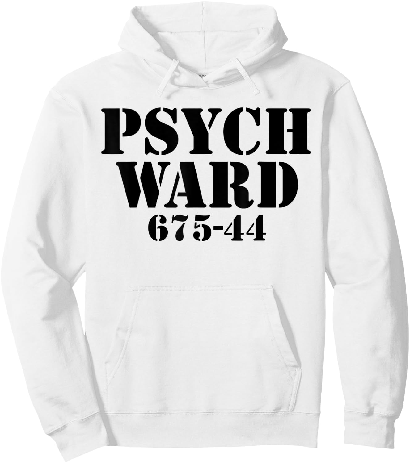 Lazy Halloween Costume Psych Ward Prison Inmate Asylum Gift Hoodie - Hoodie | White