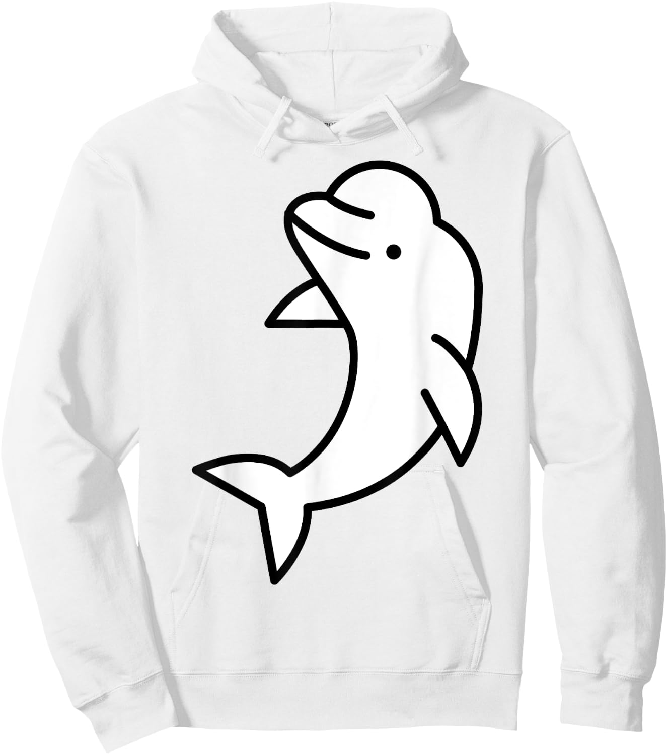 Beluga Whale Hoodie - Hoodie | White