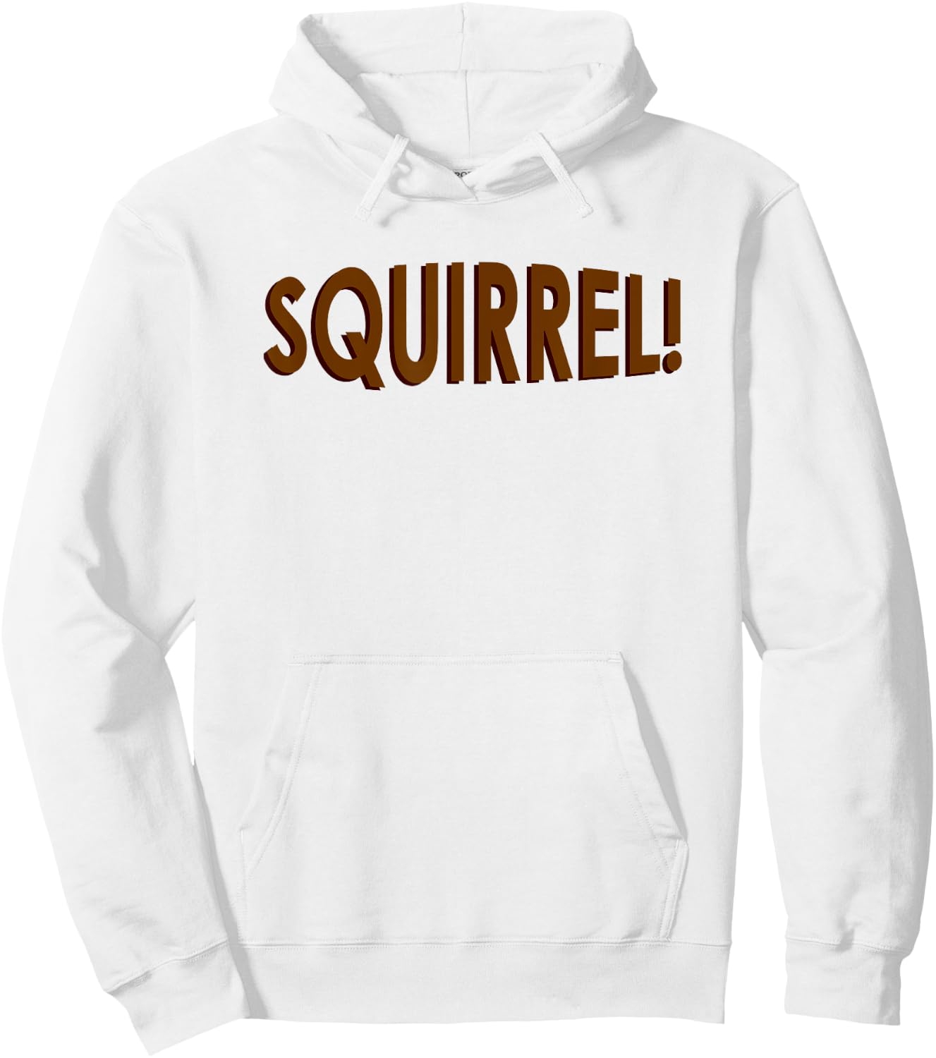 Squirrel! (with Back Design) Christmas Squirrel Aunt Bethany Hoodie - Hoodie | White