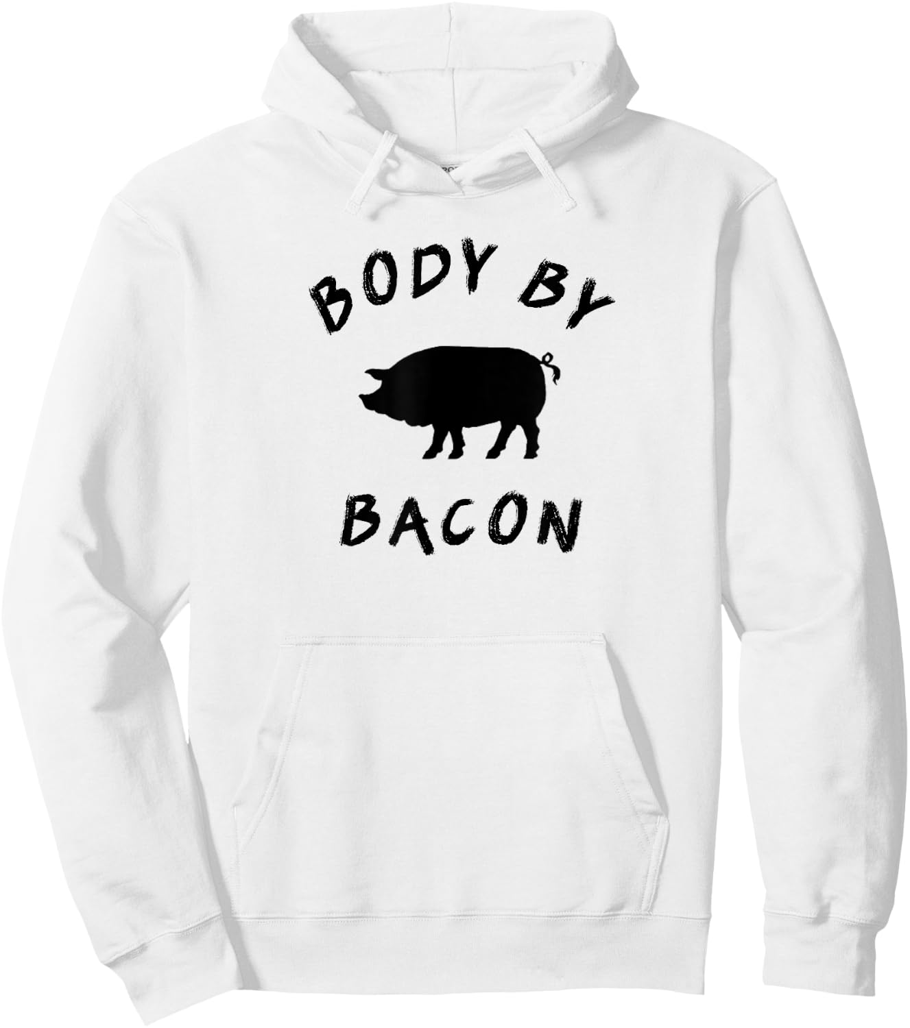 Body By Bacon Hoodie - Hoodie | White