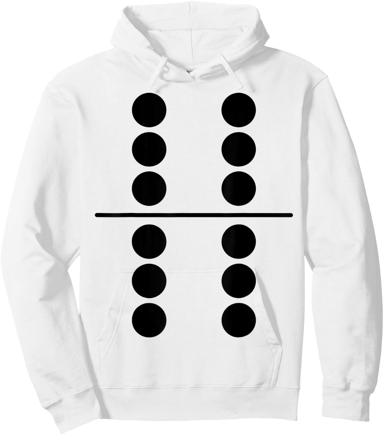 Domino 6 6 Family Matching Easy Group Halloween Costume Hoodie - Hoodie | White