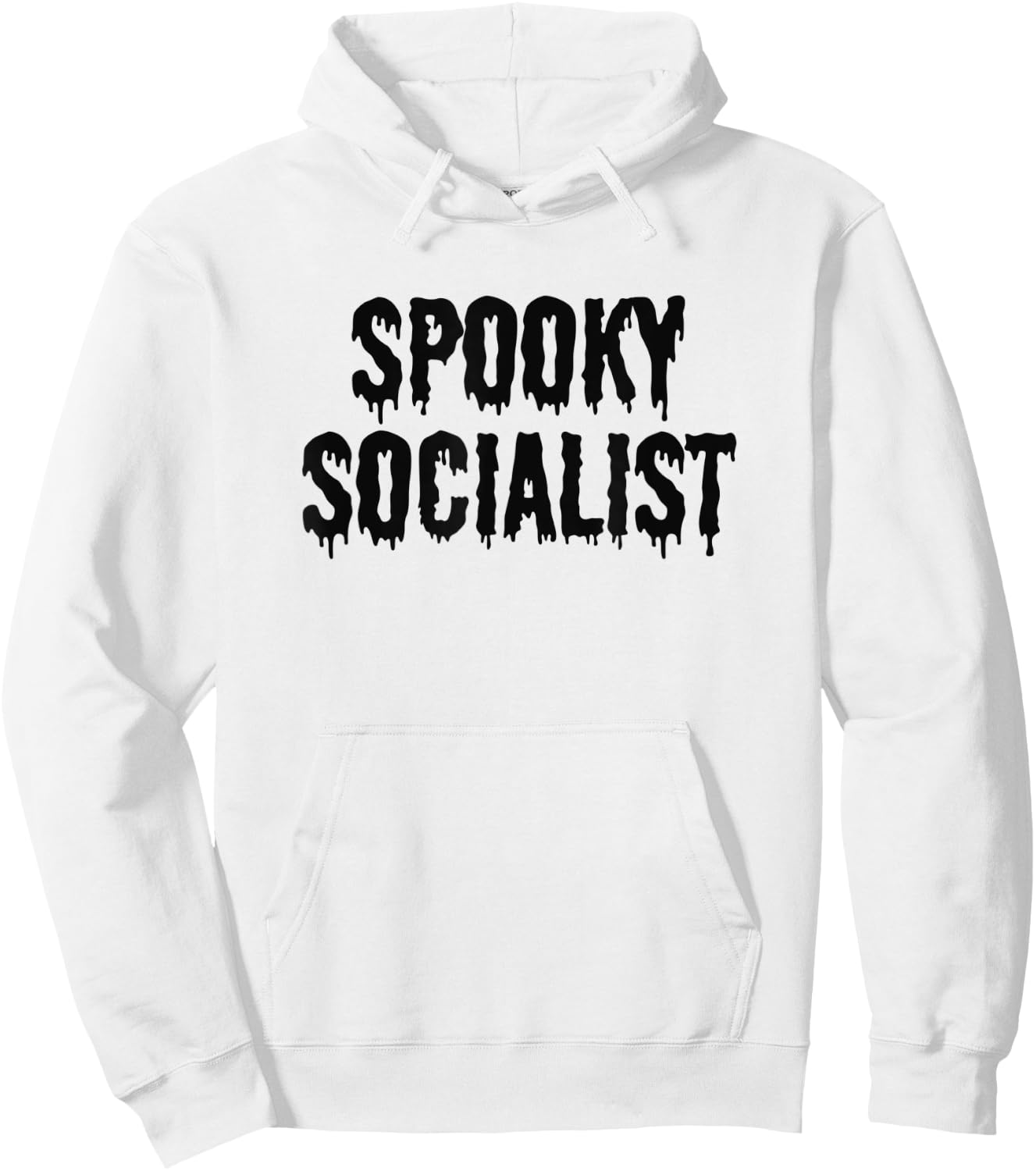 Halloween Spooky Socialist funny political costume Hoodie - Hoodie | White