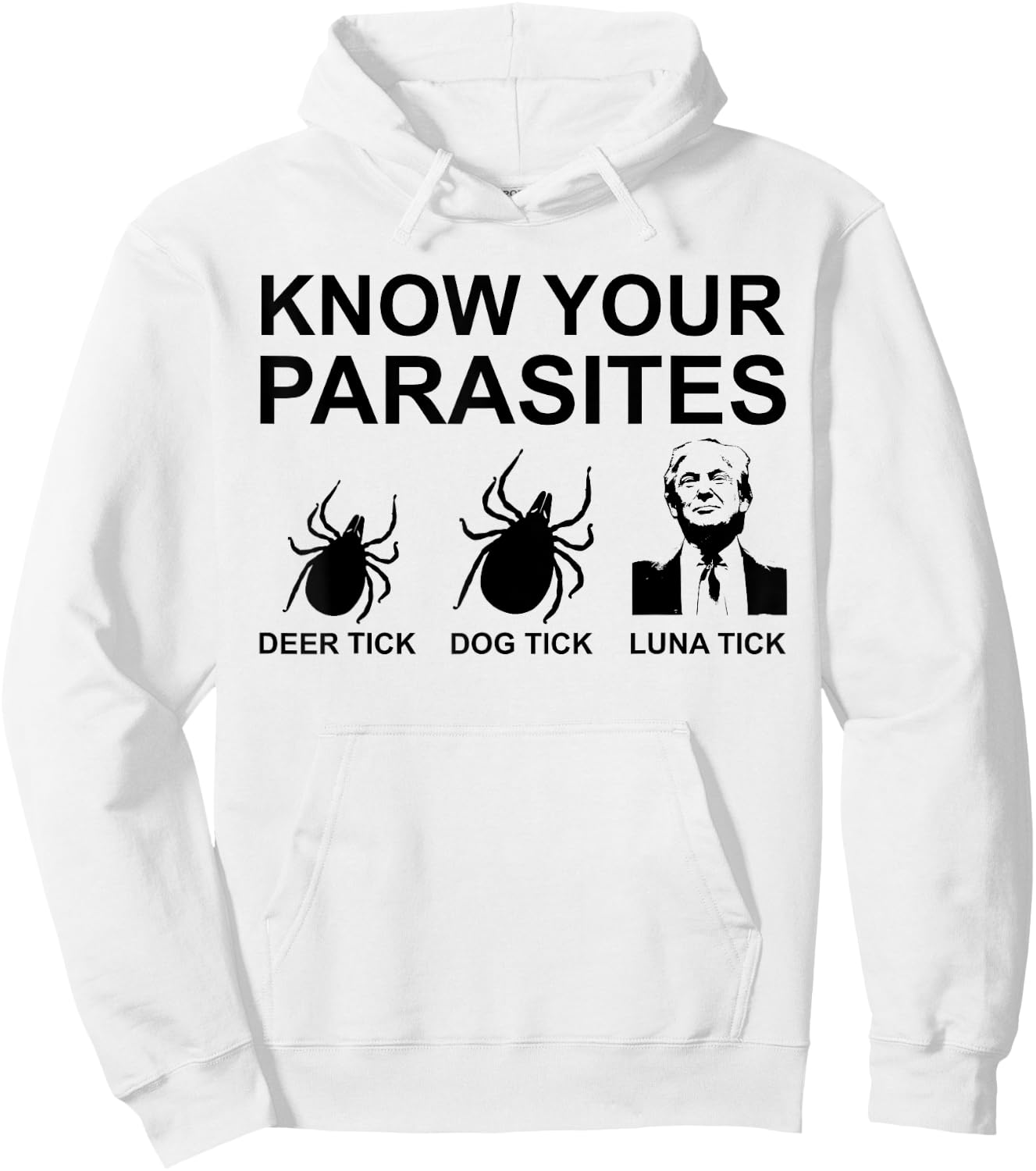 Know Your Parasites T Shirt Anti Trump Hoodie - Hoodie | White
