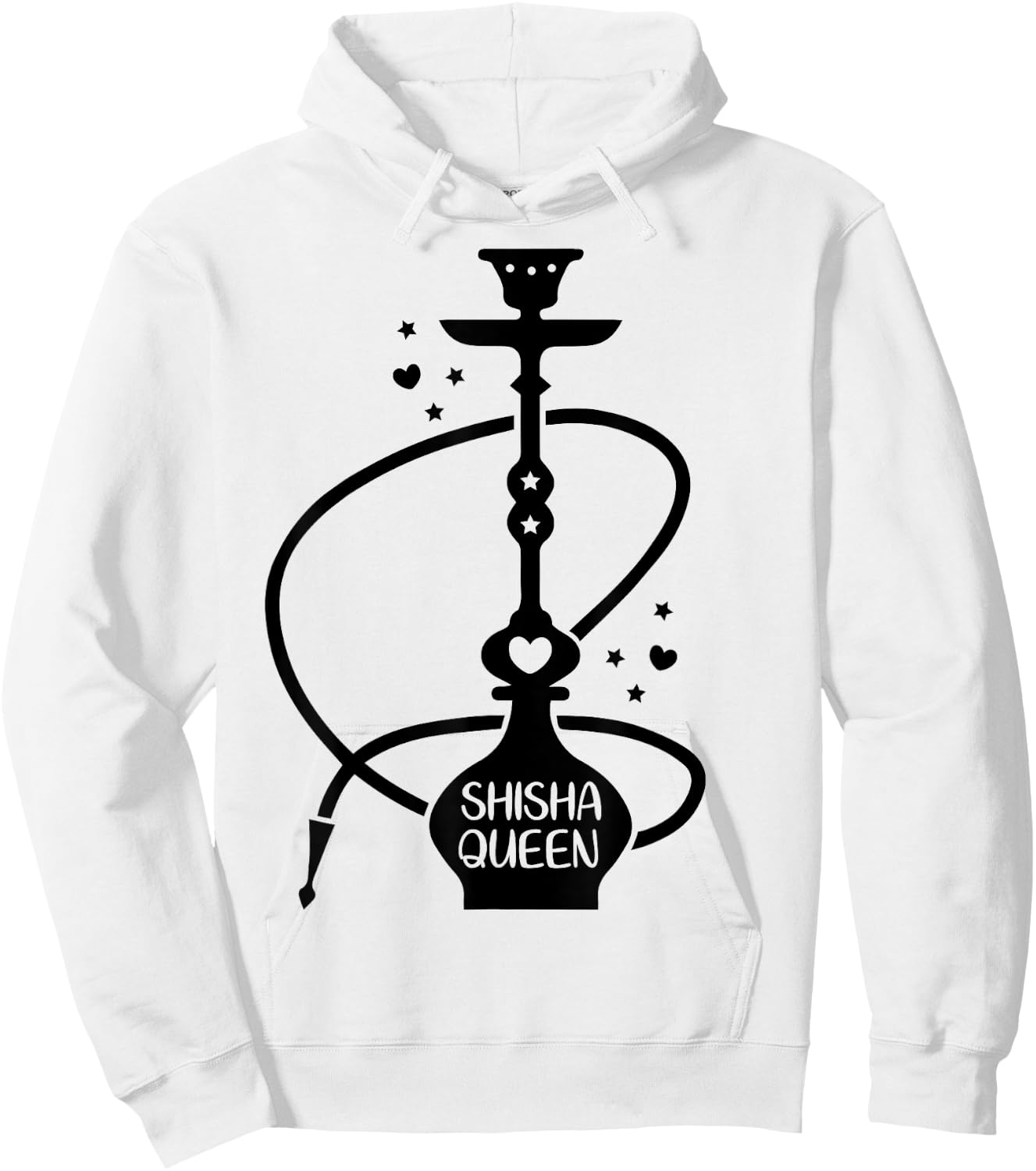 Hookah Lovers Shisha Queen Hoodie - Hoodie | White