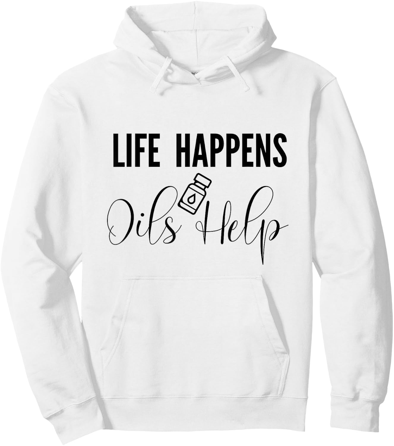 Funny Essential Oil Aromatherapy for Mom Dad Hoodie - Hoodie | White