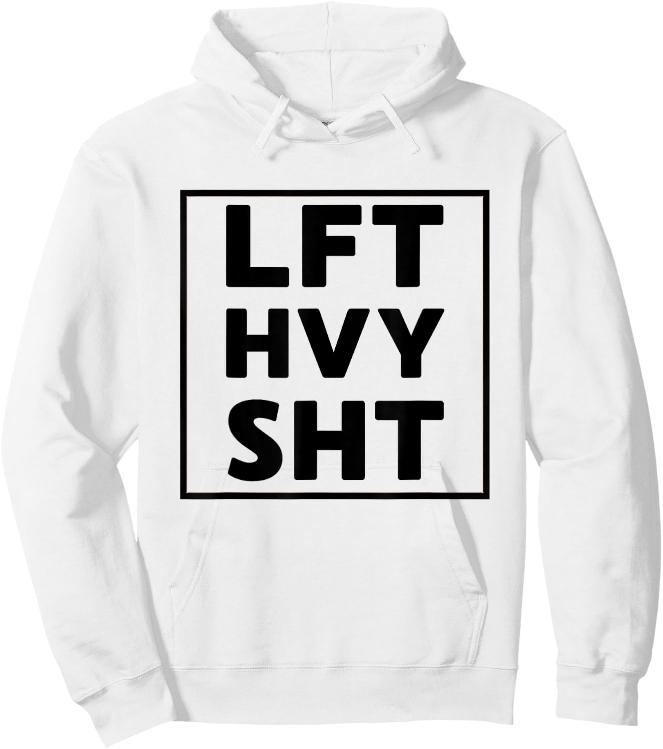 Lft Hvy Sht Funny Lift Heavy Weigh Lifting Hoodie - Hoodie | White
