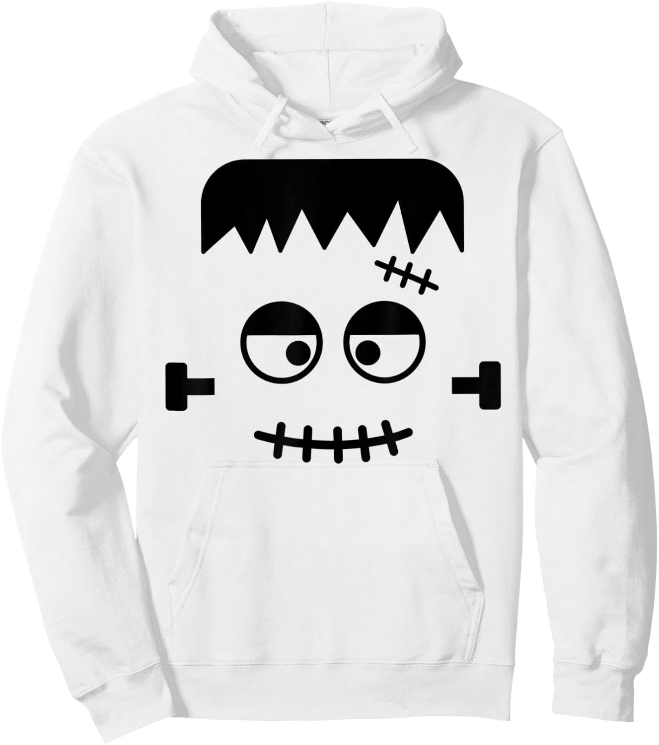 Family Costumes for Halloween | Cute Frankenstein Monster Hoodie - Hoodie | White