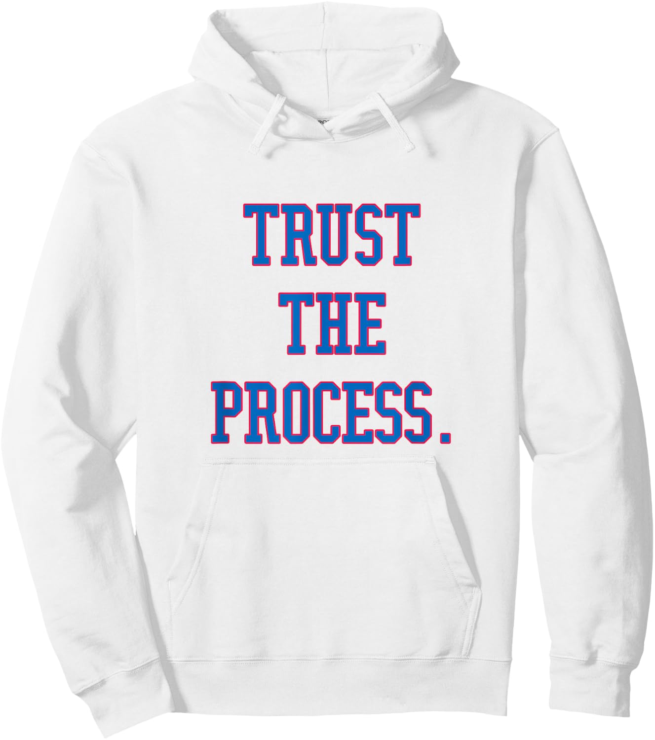 Trust the Process Shirt Hoodie - Hoodie | White