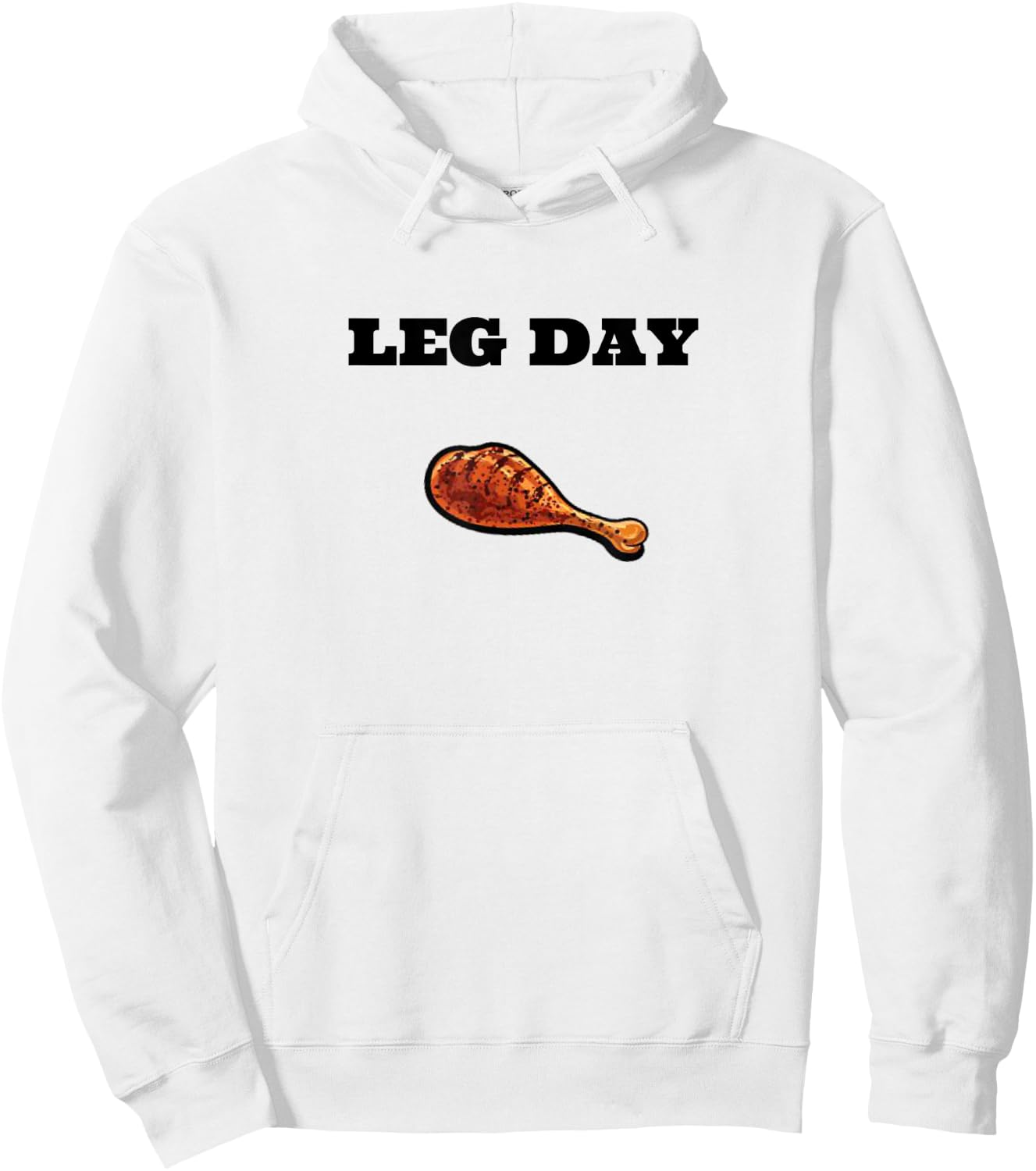 Leg Day Hoodie - Hoodie | White