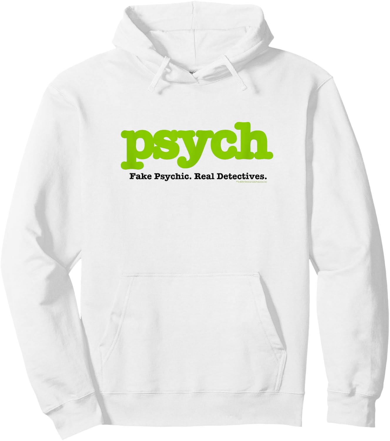 Psych Fake Psychic. Real Detectives - Official Hoodie - Hoodie | White