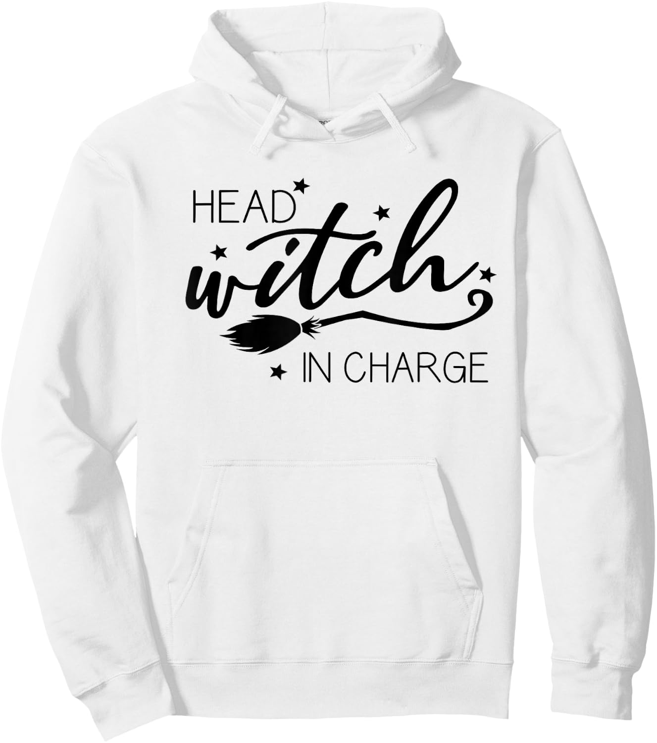 Funny Halloween - Head Witch in Charge Hoodie - Hoodie | White