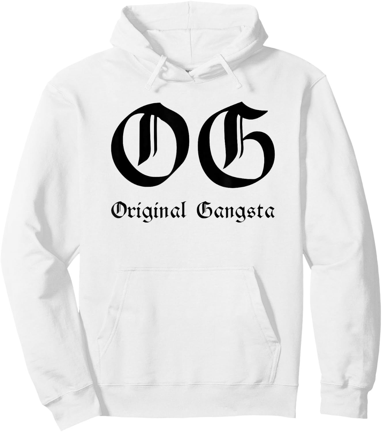 OG Original Gangsta O G Hoodie - Hoodie | White