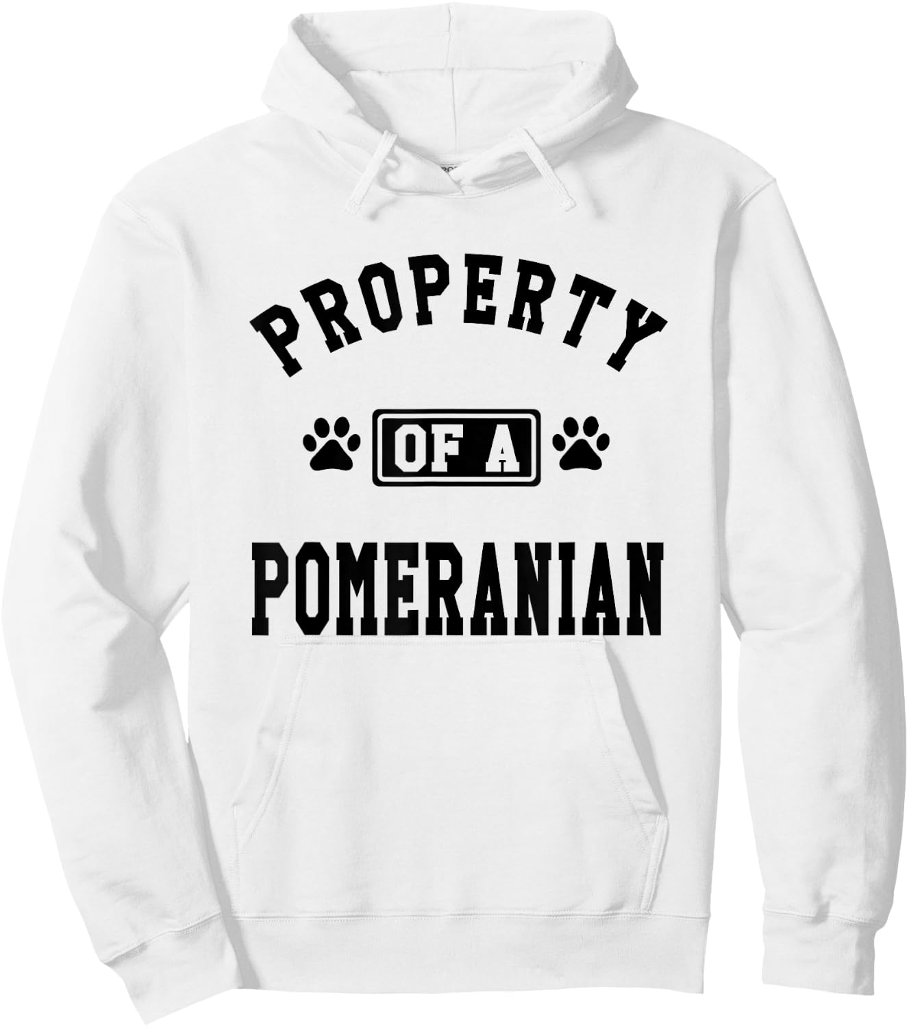 Property Of A Pomeranian - Pomeranian Lover Shirt Gift Hoodie - Hoodie | White