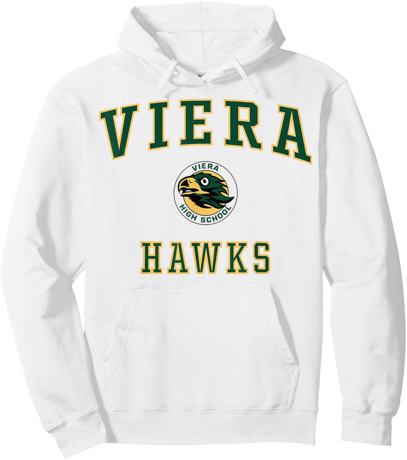 Viera High School Hawks C1 Hoodie - Hoodie | White