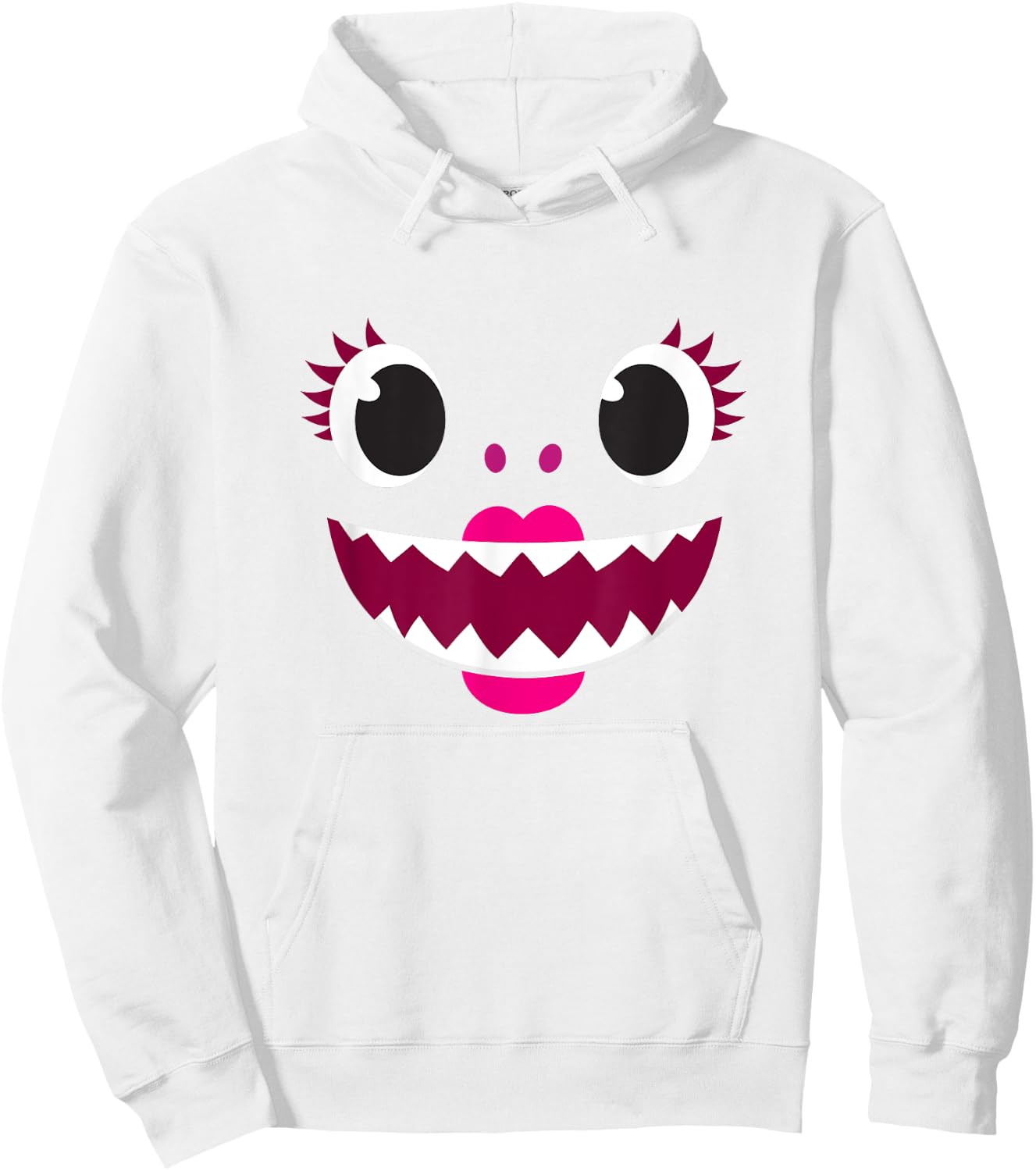 Pinkfong Baby Shark Mommy Shark Hoodie - Hoodie | White