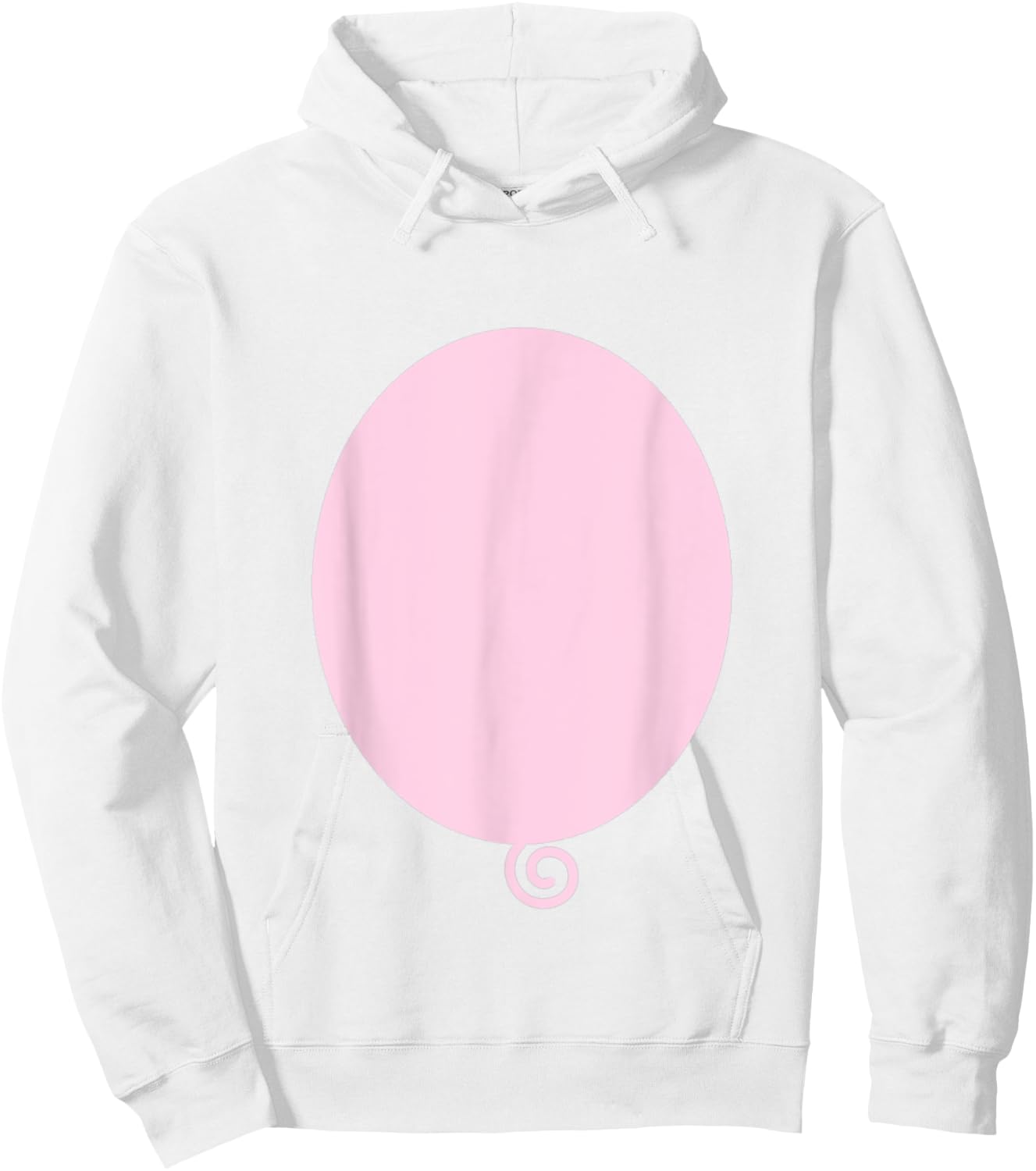 Pig Belly Funny Cute DIY Halloween Costume Men Women Hoodie - Hoodie | White
