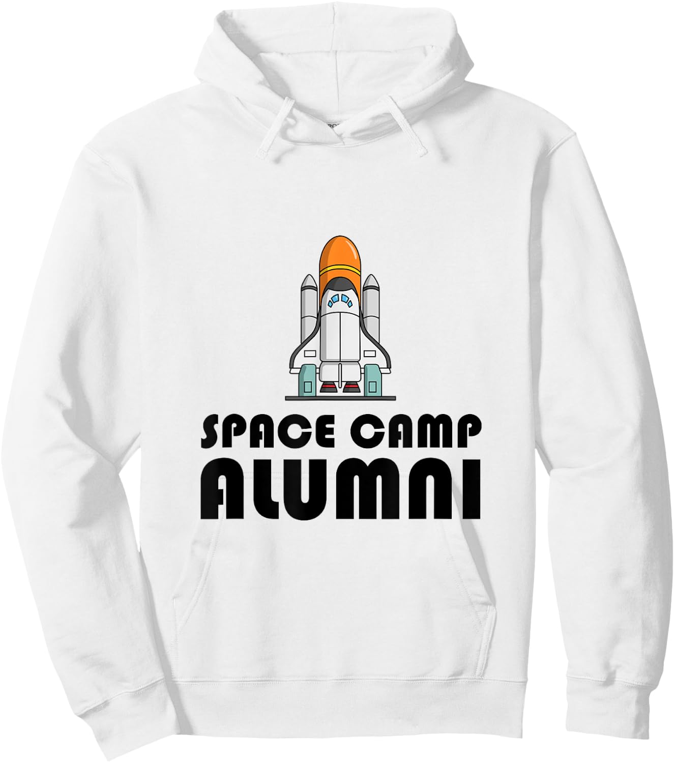 Space Camp Alumni Funny Nerd Hoodie - Hoodie | White