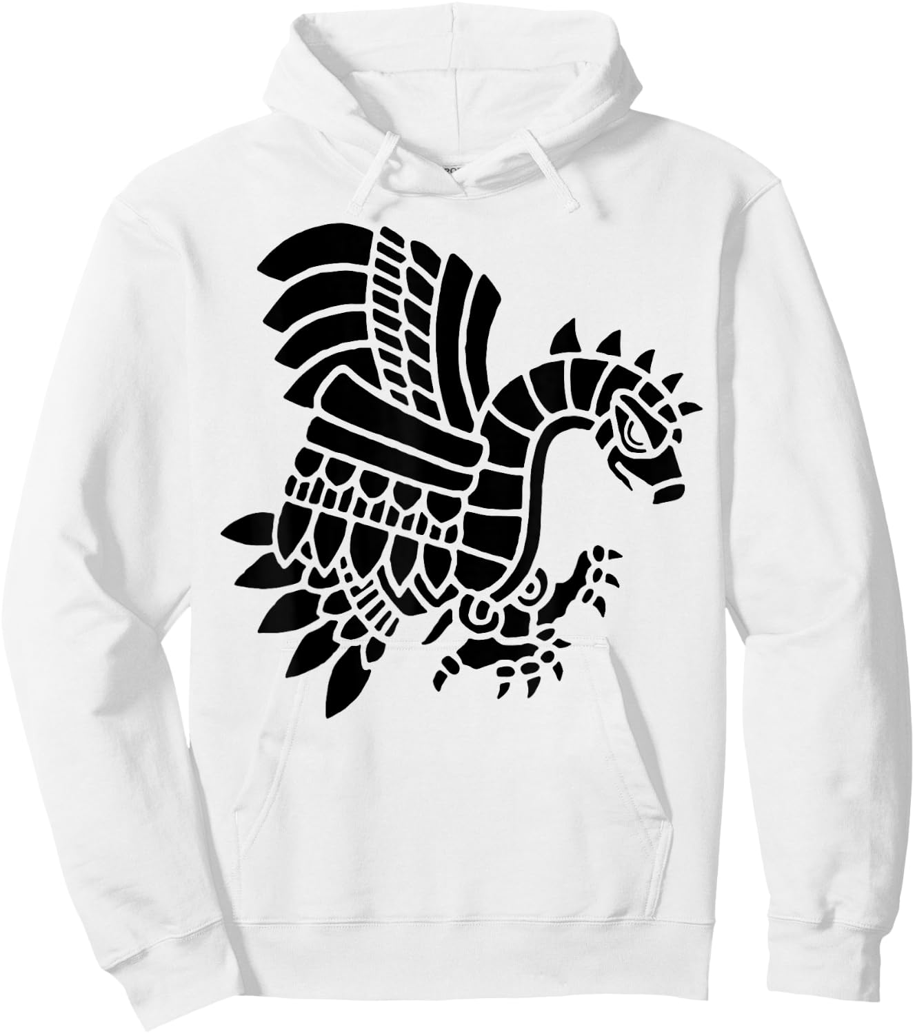 Mayan Aztec Indian Eagle Bird Hoodie - Hoodie | White