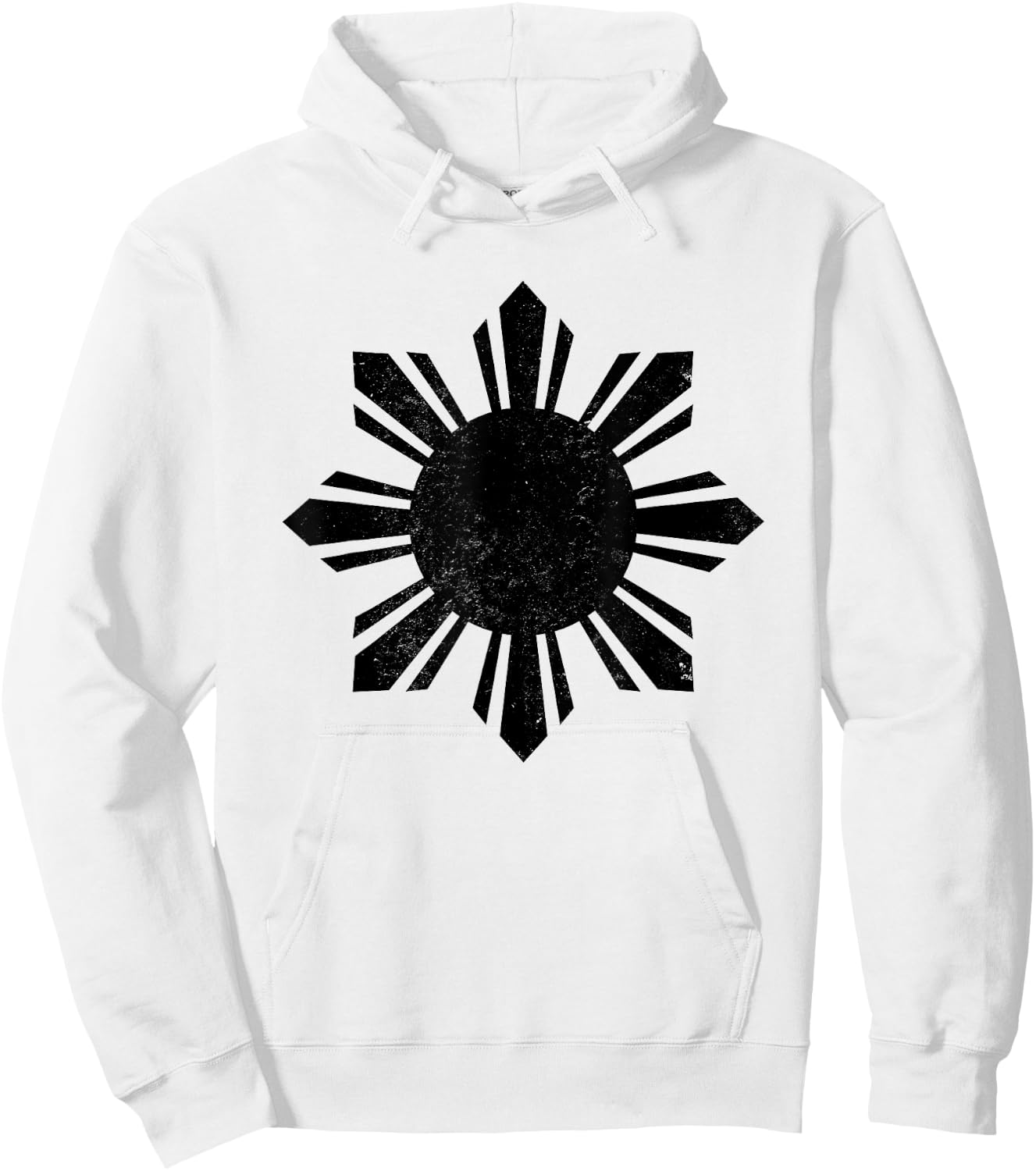 Philippines T Shirt Filipino Vintage Sun Pinoy Pinay Hoodie - Hoodie | White