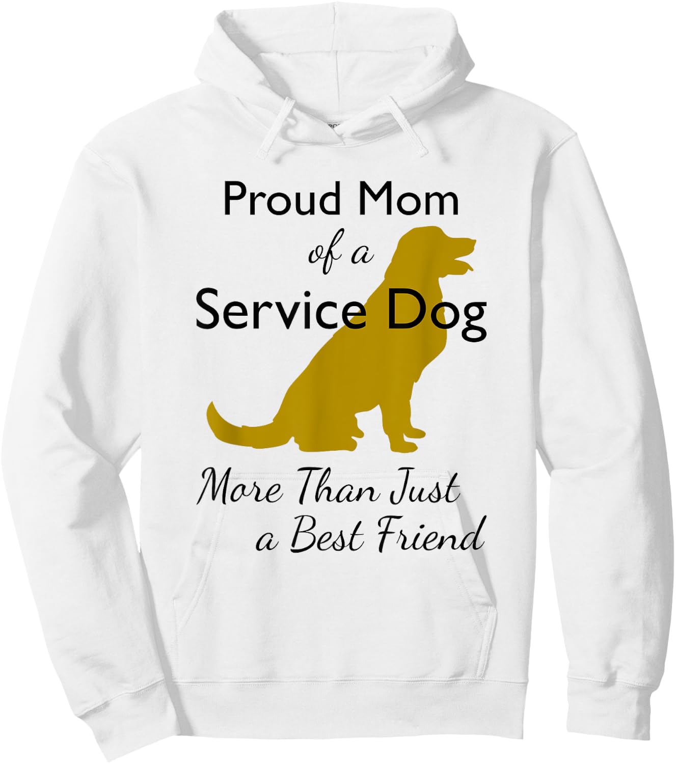 Service Dog | Service Dog Mom | Service Canine Men Women Girls Kids Hoodie - Hoodie | White
