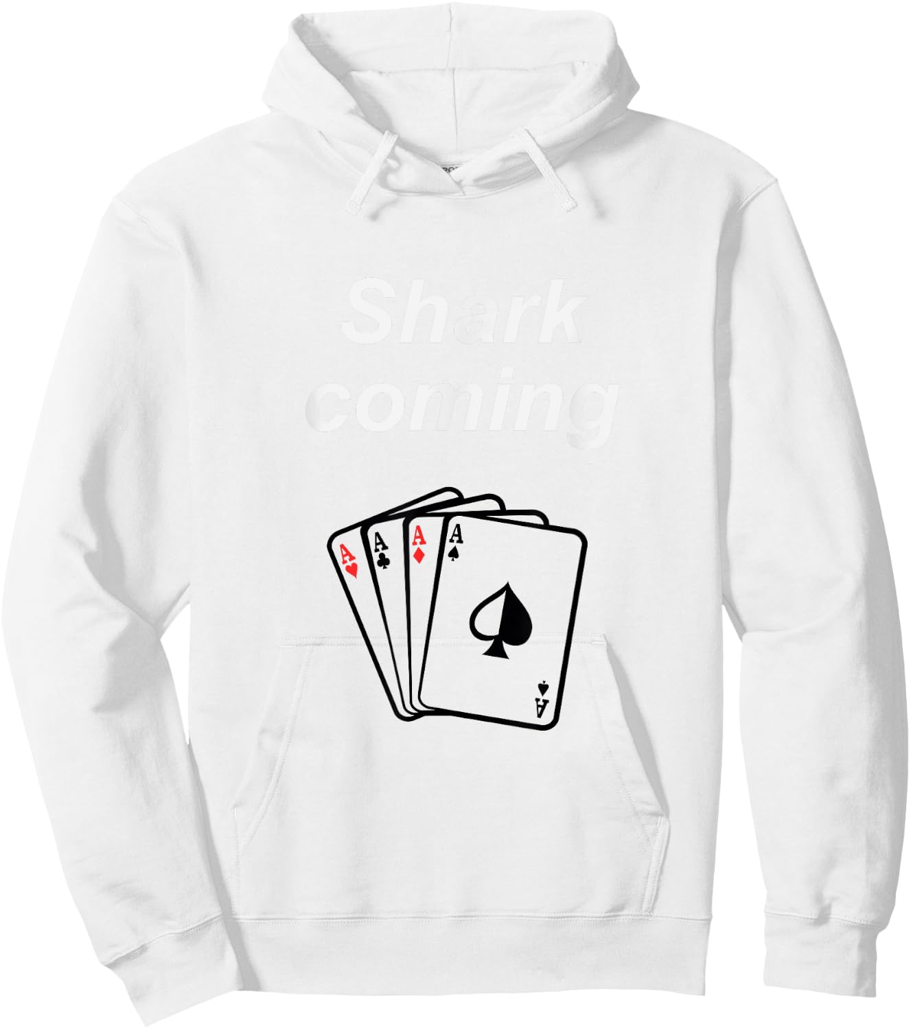 Card Shark Hoodie - Hoodie | White