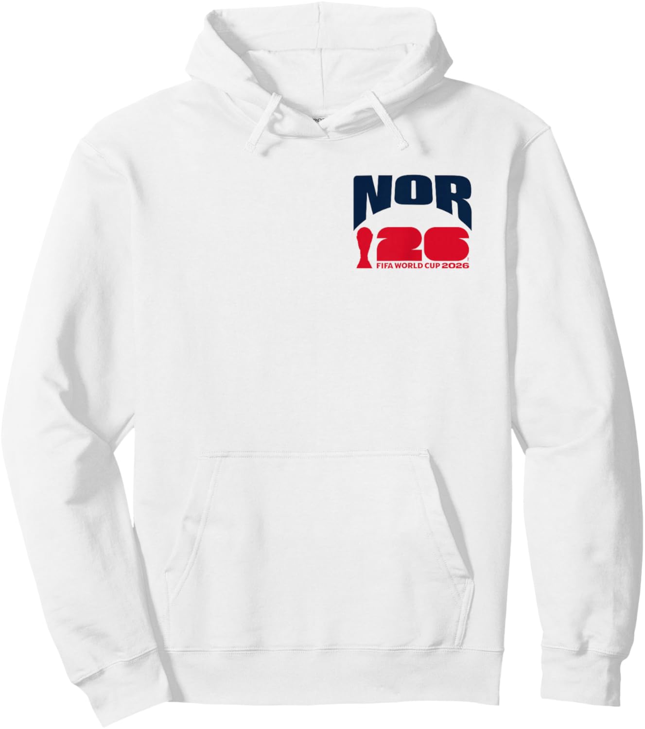 FIFA World CUP26 Norway Ball in Goal Hoodie - Hoodie | White