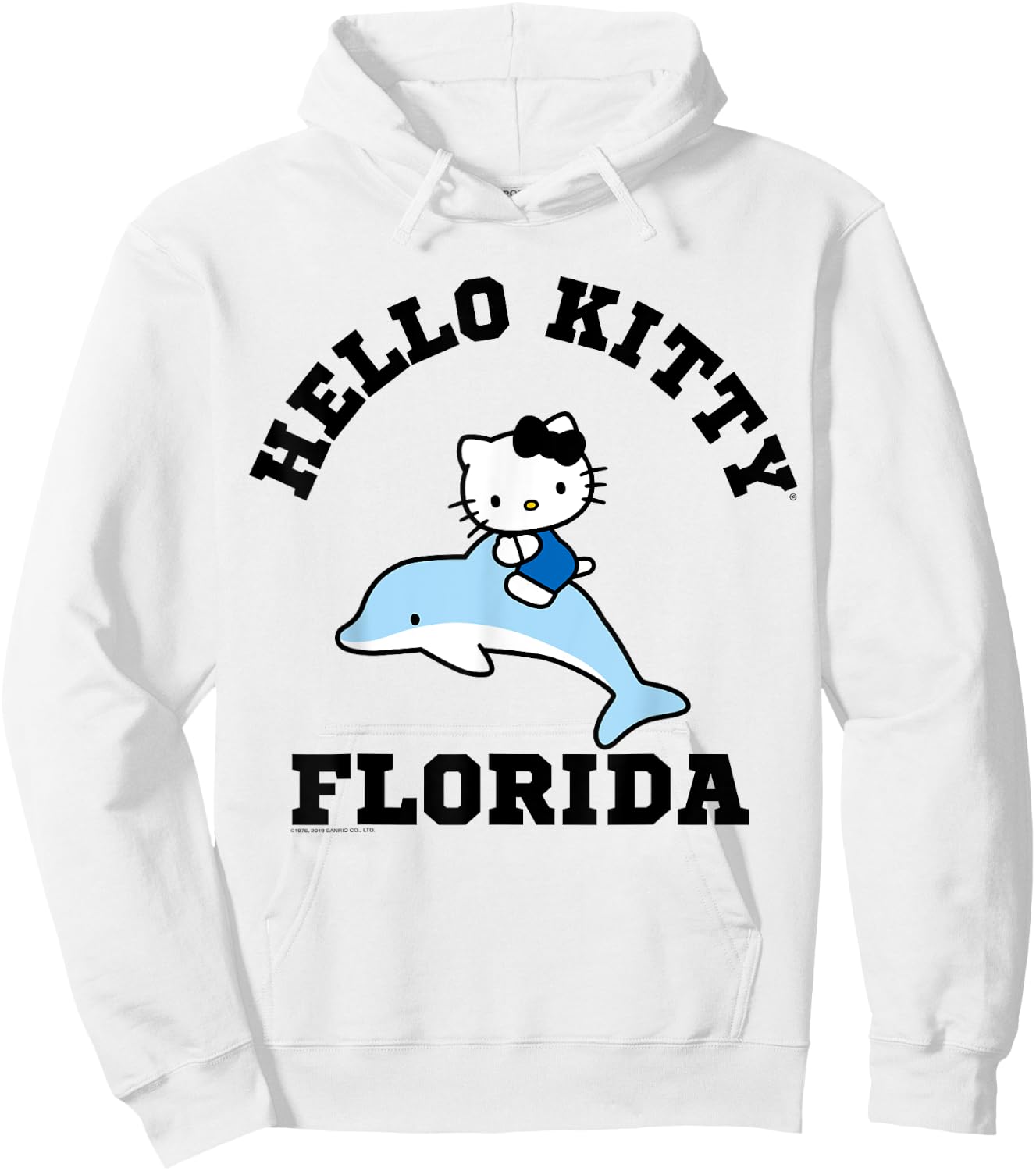 Hello Kitty Florida Dolphin Shirt Hoodie - Hoodie | White